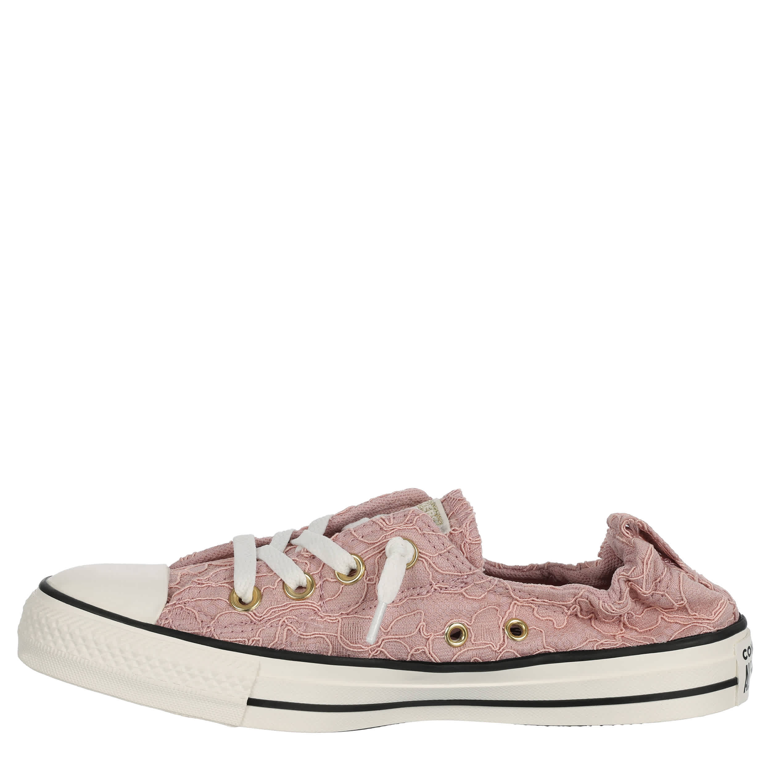 CONVERSE-WOMENS CHUCK TAYLOR ALL STAR SHORELINE SNEAKER-MAUVE & WHITE