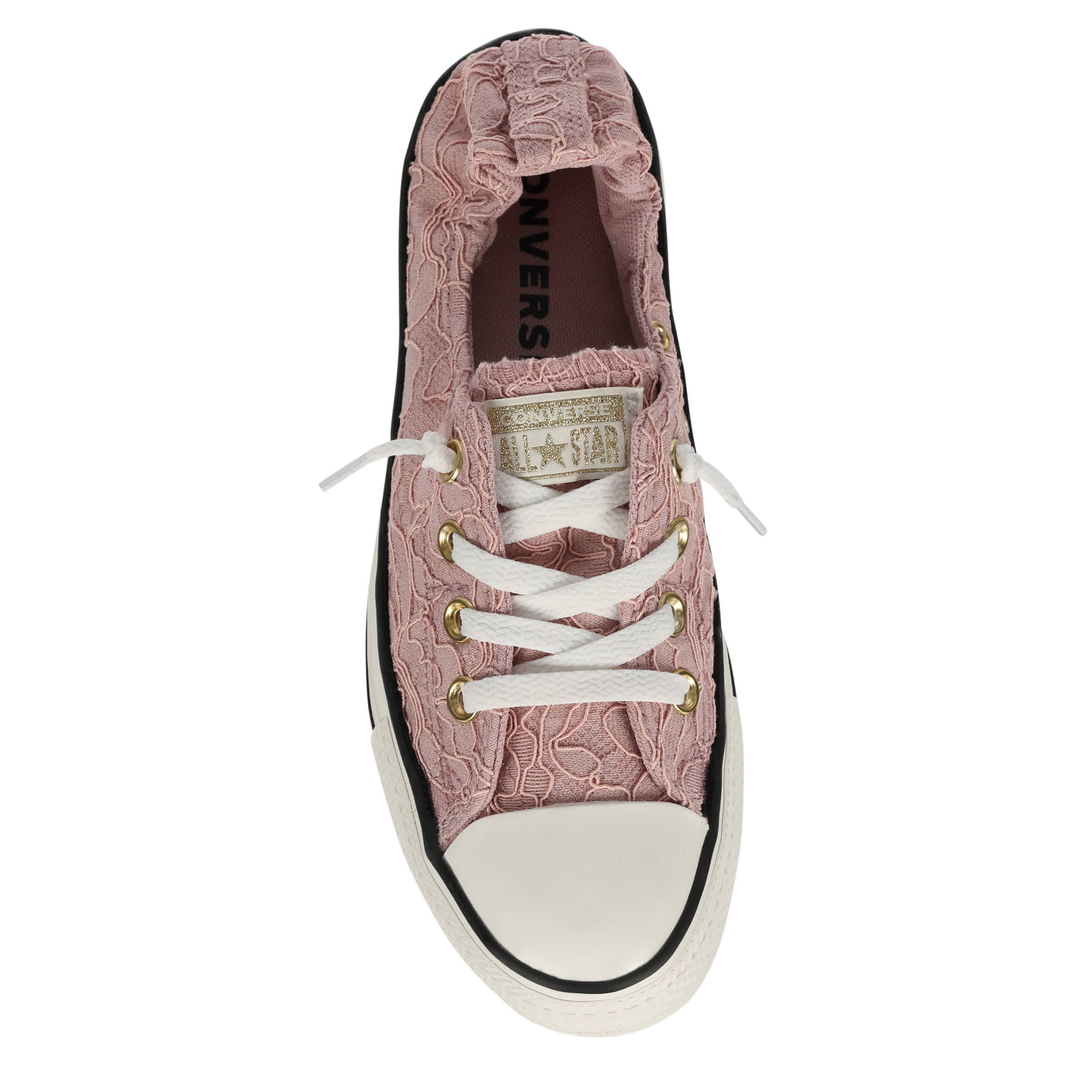 CONVERSE-WOMENS CHUCK TAYLOR ALL STAR SHORELINE SNEAKER-MAUVE & WHITE