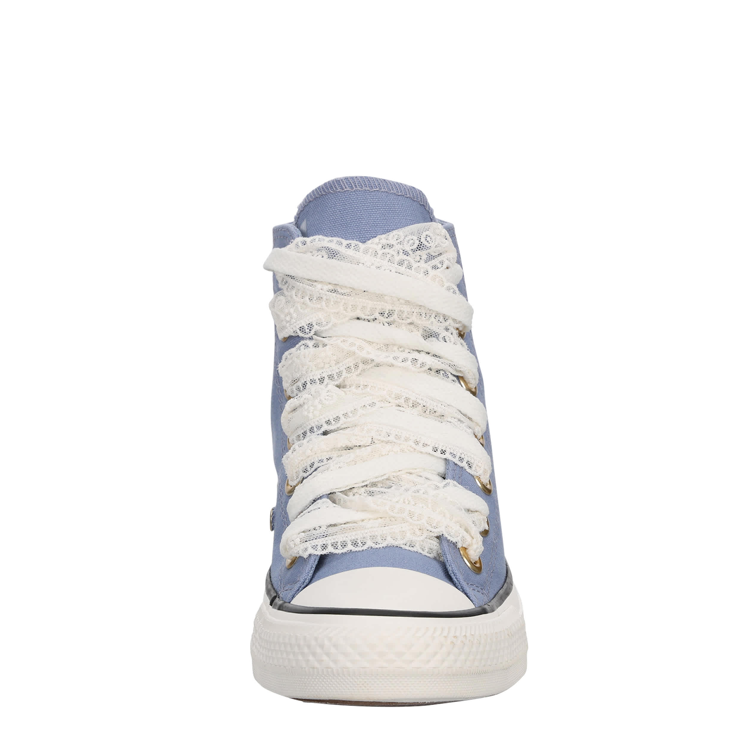 CONVERSE-WOMENS CHUCK TAYLOR ALL STAR HIGH TOP SNEAKER-BLUE & GOLD
