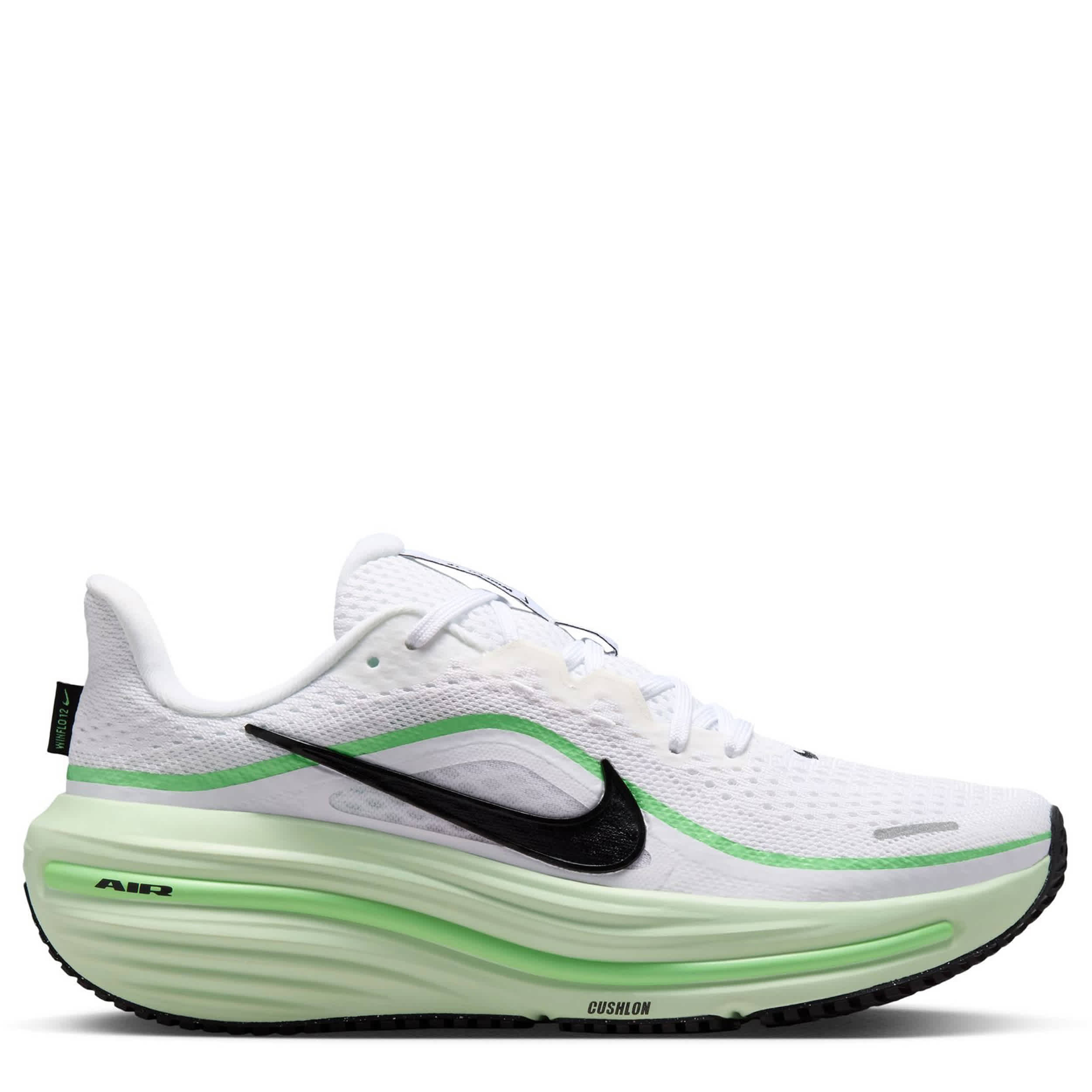 NIKE-WOMENS WINFLO 12 RUNNING SHOE-BRIGHT GREEN & WHITE