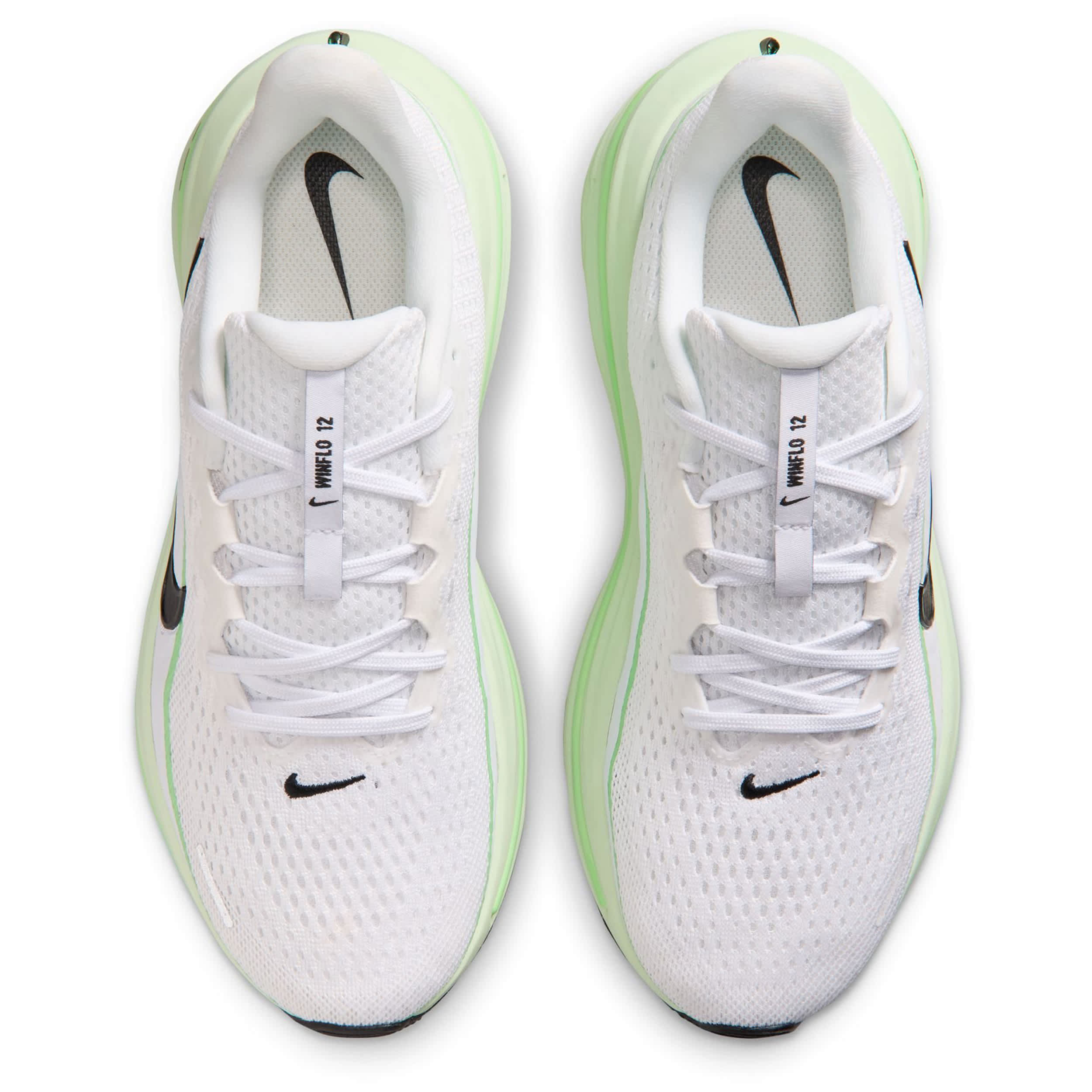 NIKE-WOMENS WINFLO 12 RUNNING SHOE-BRIGHT GREEN & WHITE