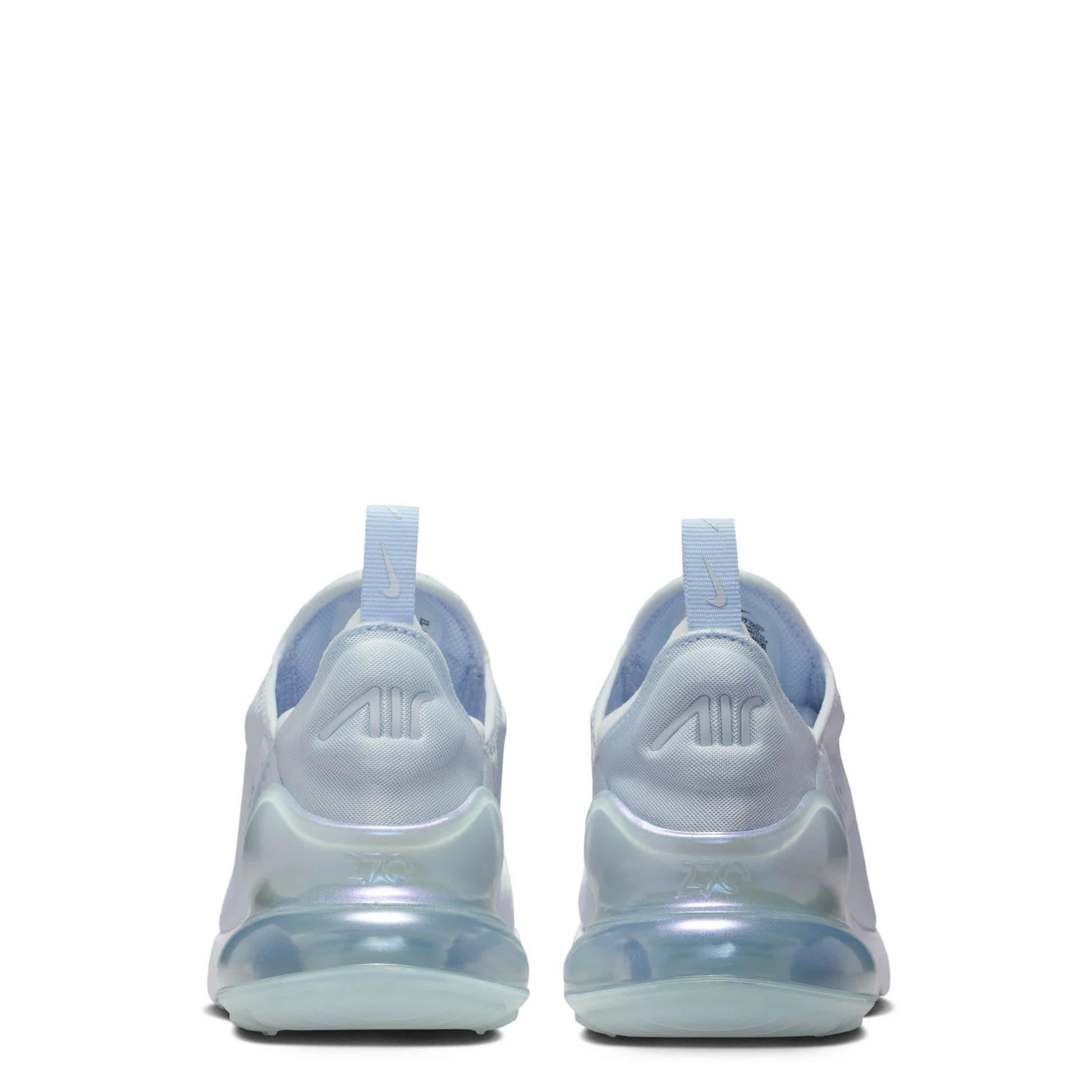 NIKE-WOMENS AIR MAX 270 SNEAKER-PALE BLUE & WHITE