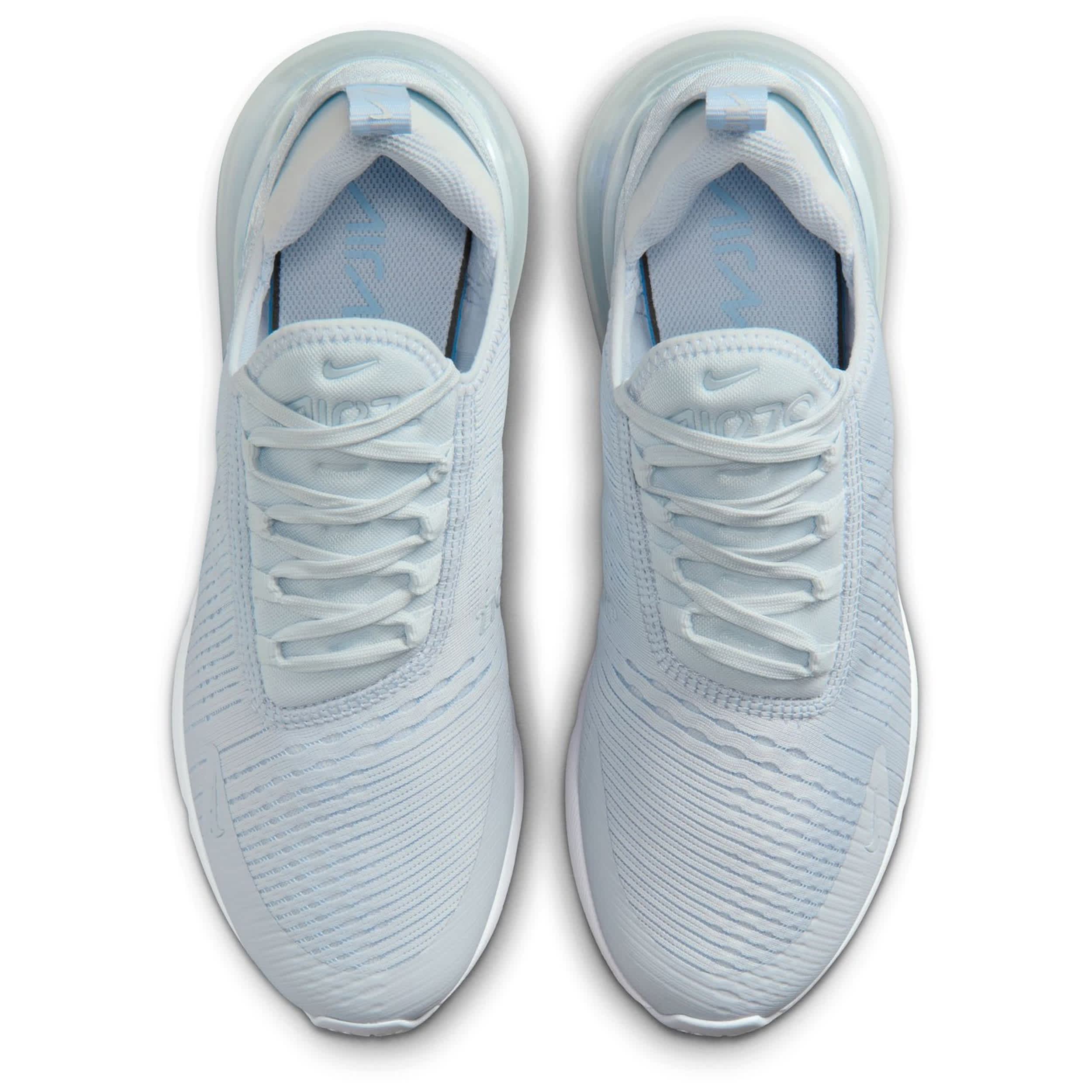 NIKE-WOMENS AIR MAX 270 SNEAKER-PALE BLUE & WHITE