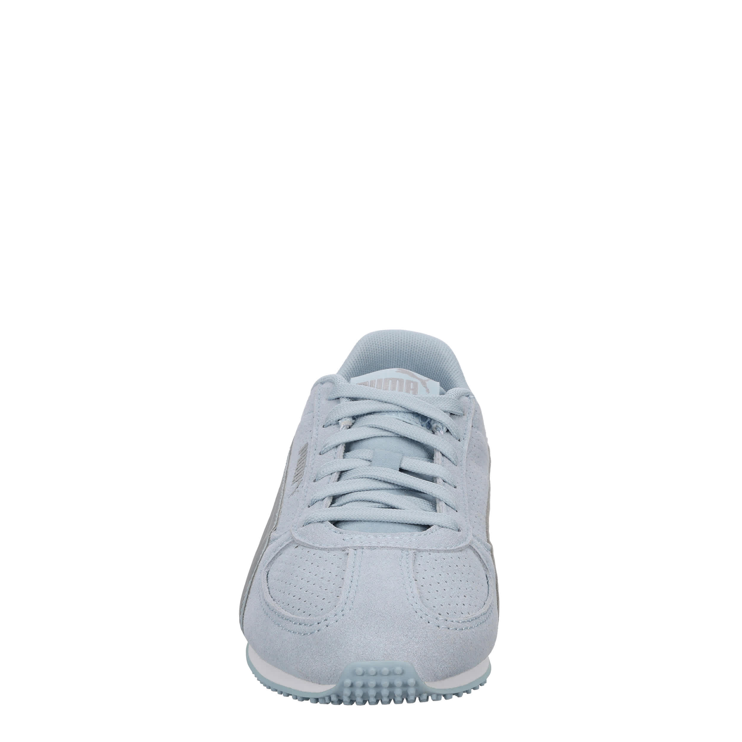 PUMA-WOMENS ST TRACK SNEAKER-LIGHT BLUE & SILVER