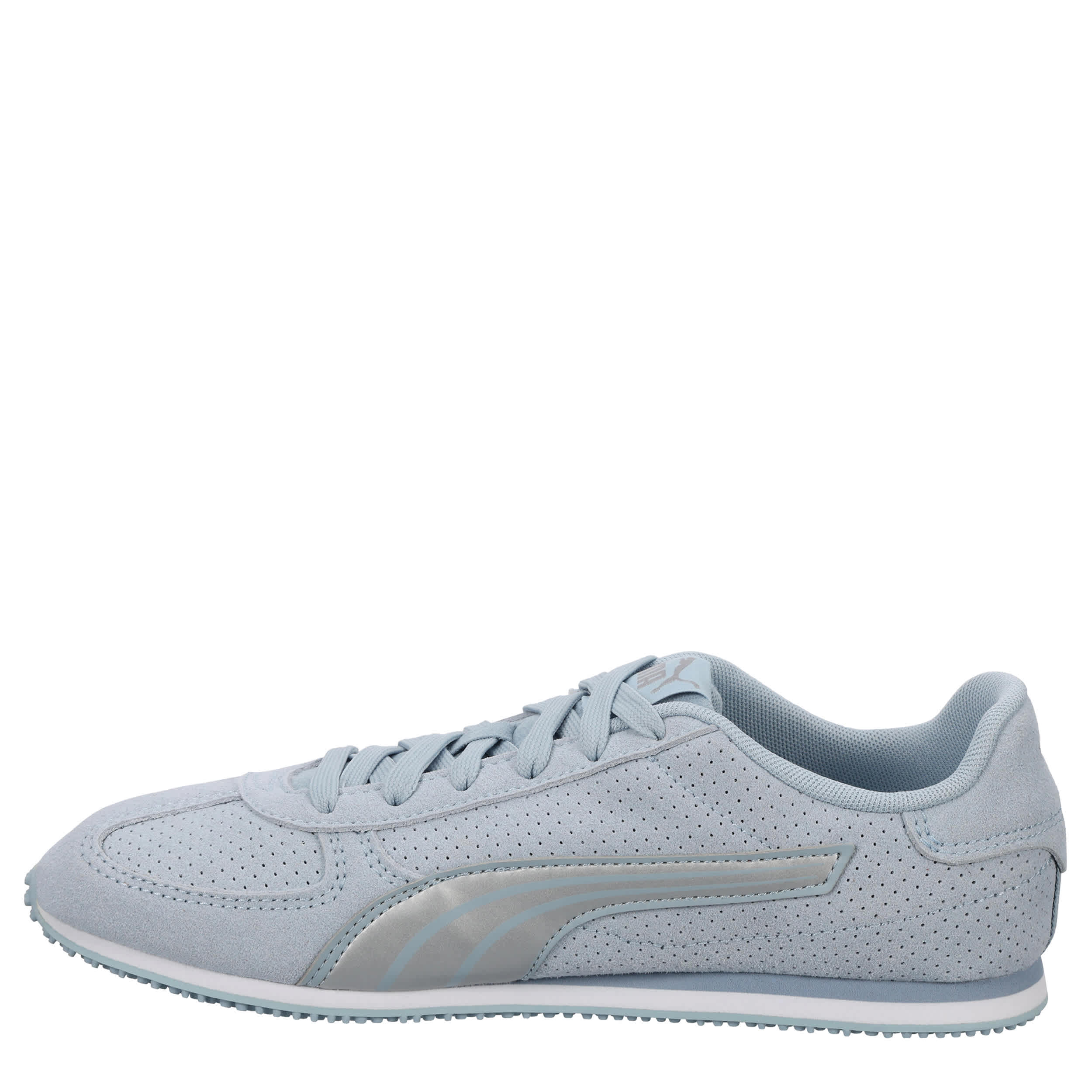 PUMA-WOMENS ST TRACK SNEAKER-LIGHT BLUE & SILVER