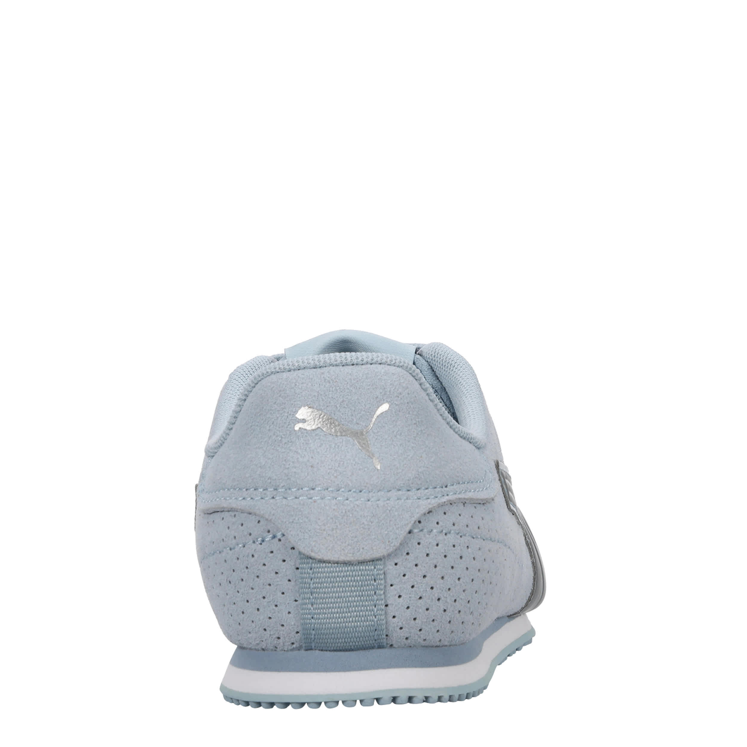 PUMA-WOMENS ST TRACK SNEAKER-LIGHT BLUE & SILVER