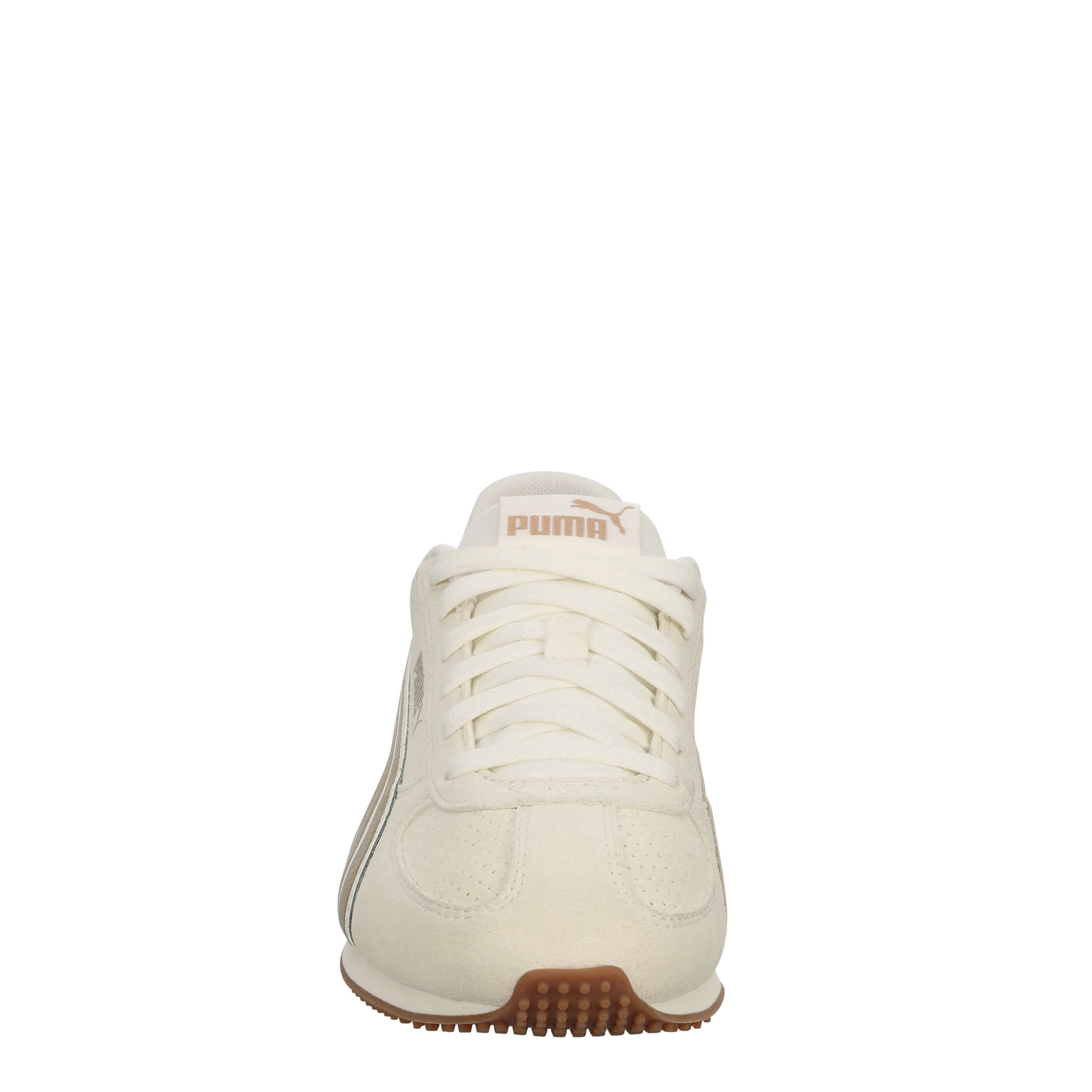 PUMA-WOMENS ST TRACK SNEAKER-OFF WHITE & GOLD