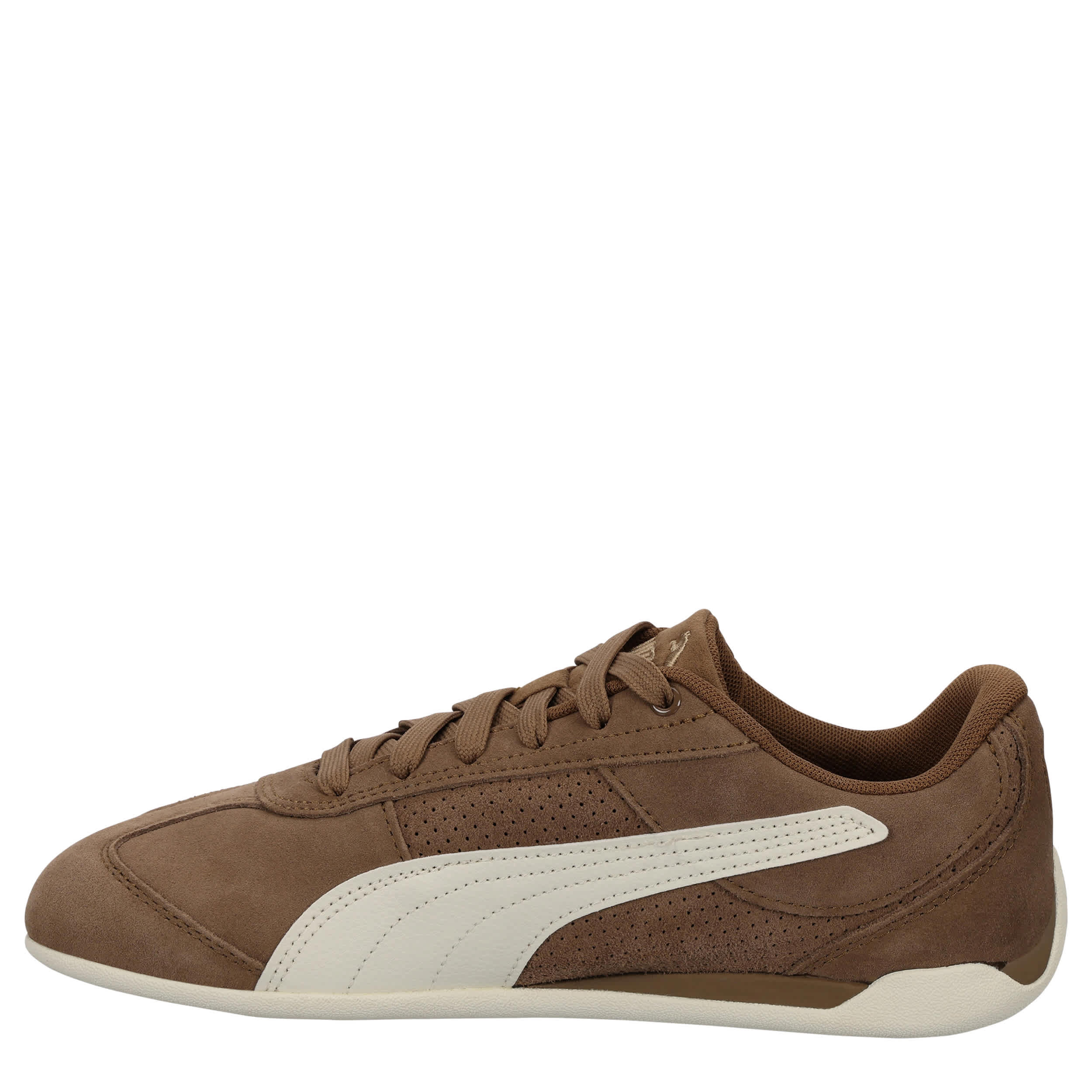 PUMA-WOMENS REPLICATCH SNEAKER-BROWN & WHITE