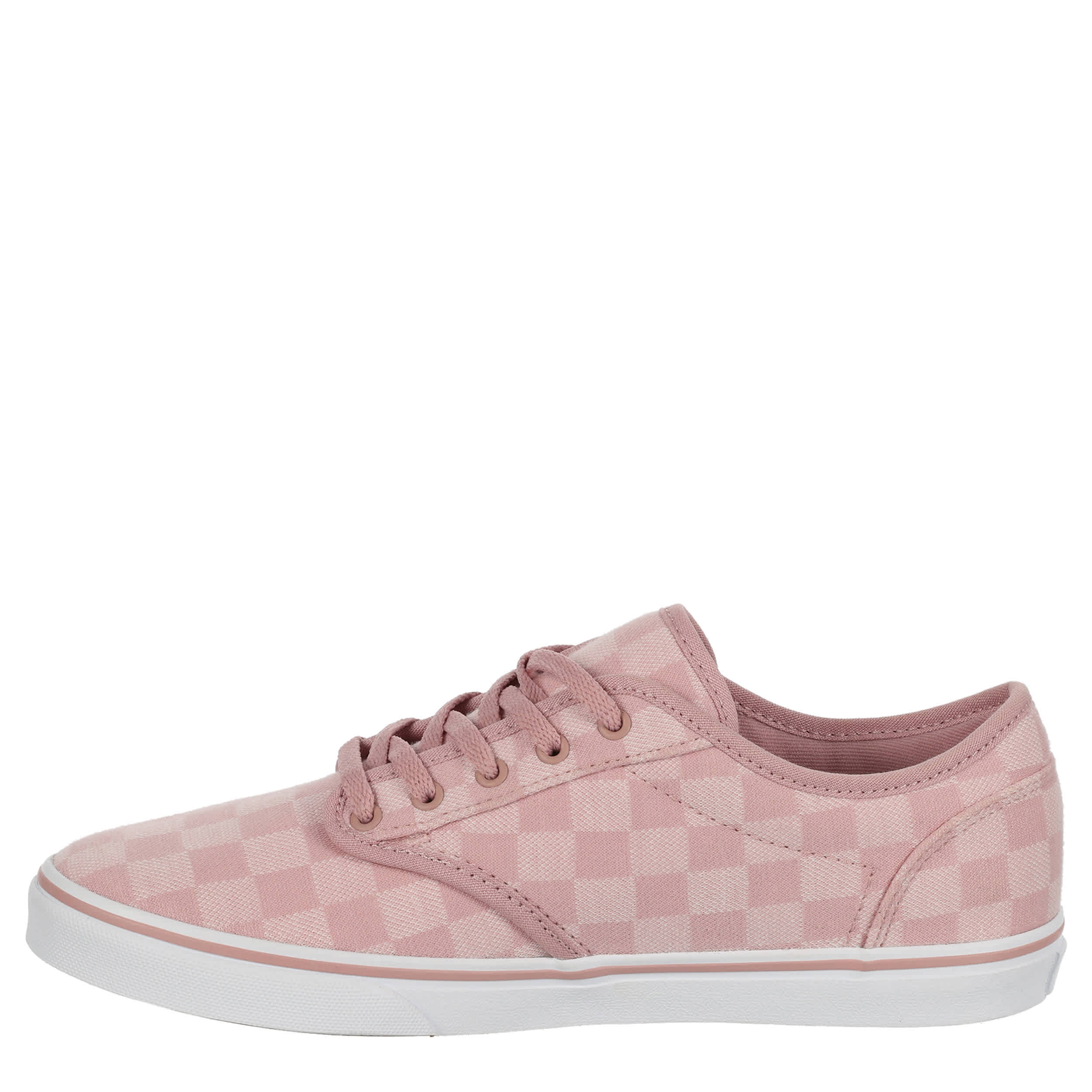 VANS-WOMENS ATWOOD LOW SNEAKER-MAUVE & WHITE
