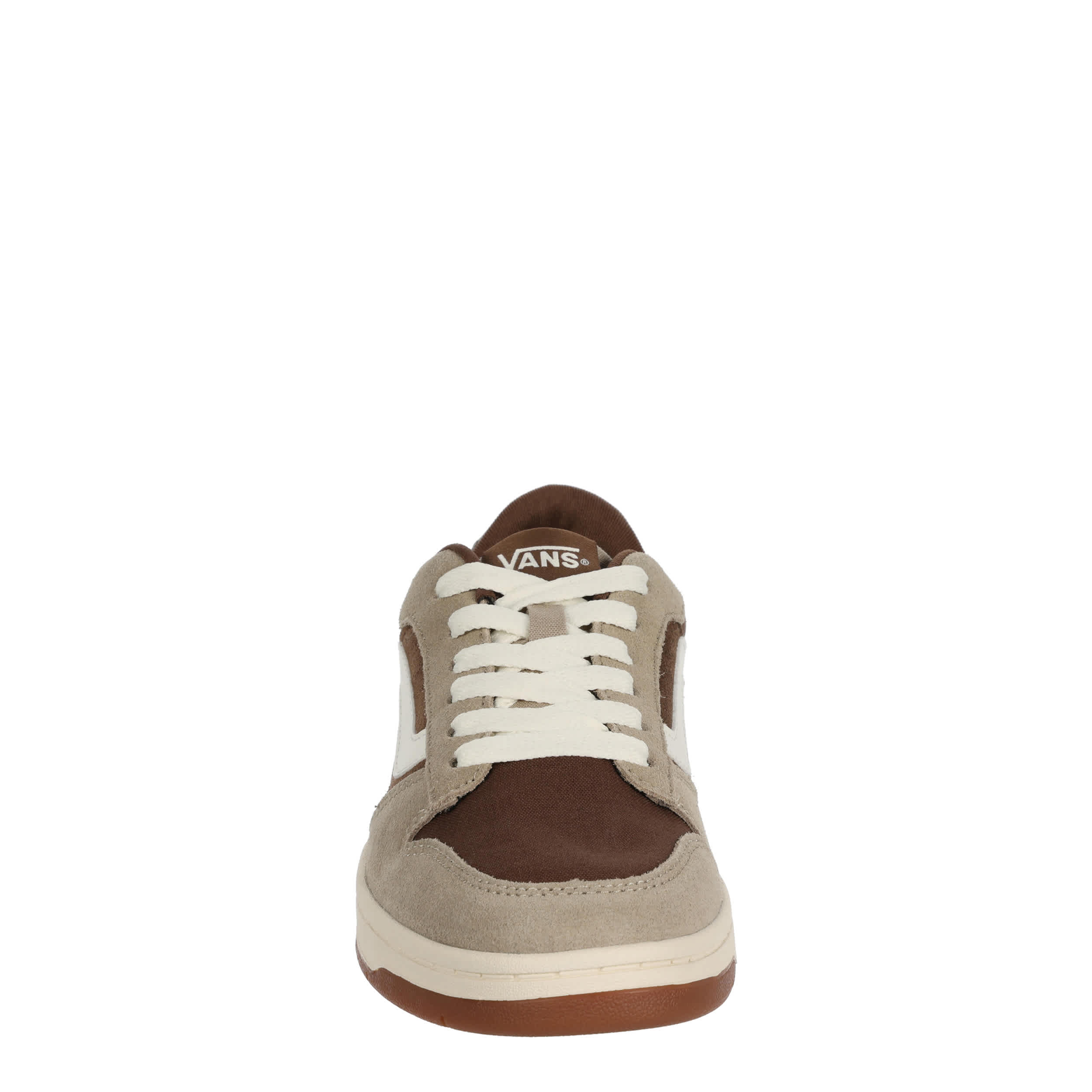 VANS-WOMENS RYLAND SNEAKER-BROWN & IVORY