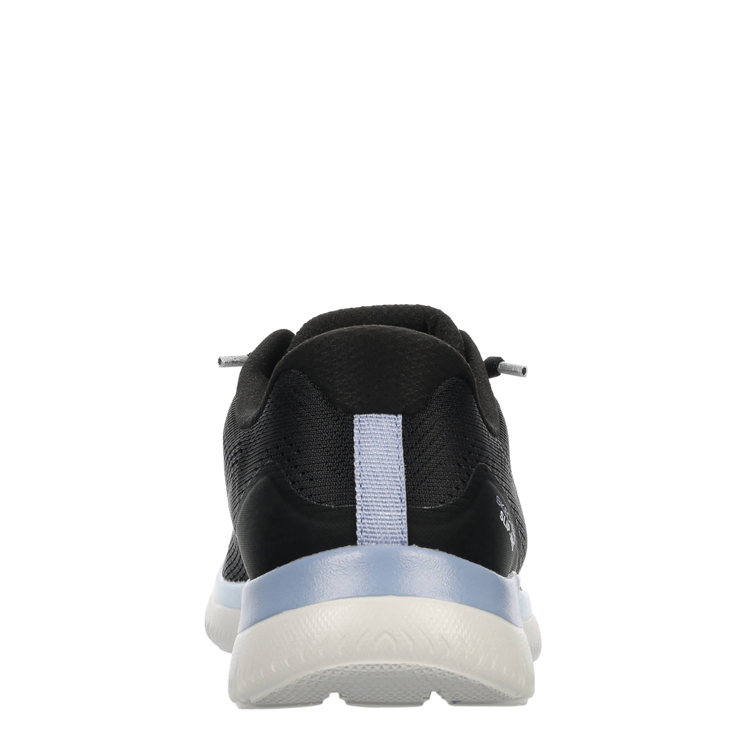 SKECHERS-WOMENS SLIP-INS SUMMITS RUNNING SHOE-BLACK & MULTICOLOR