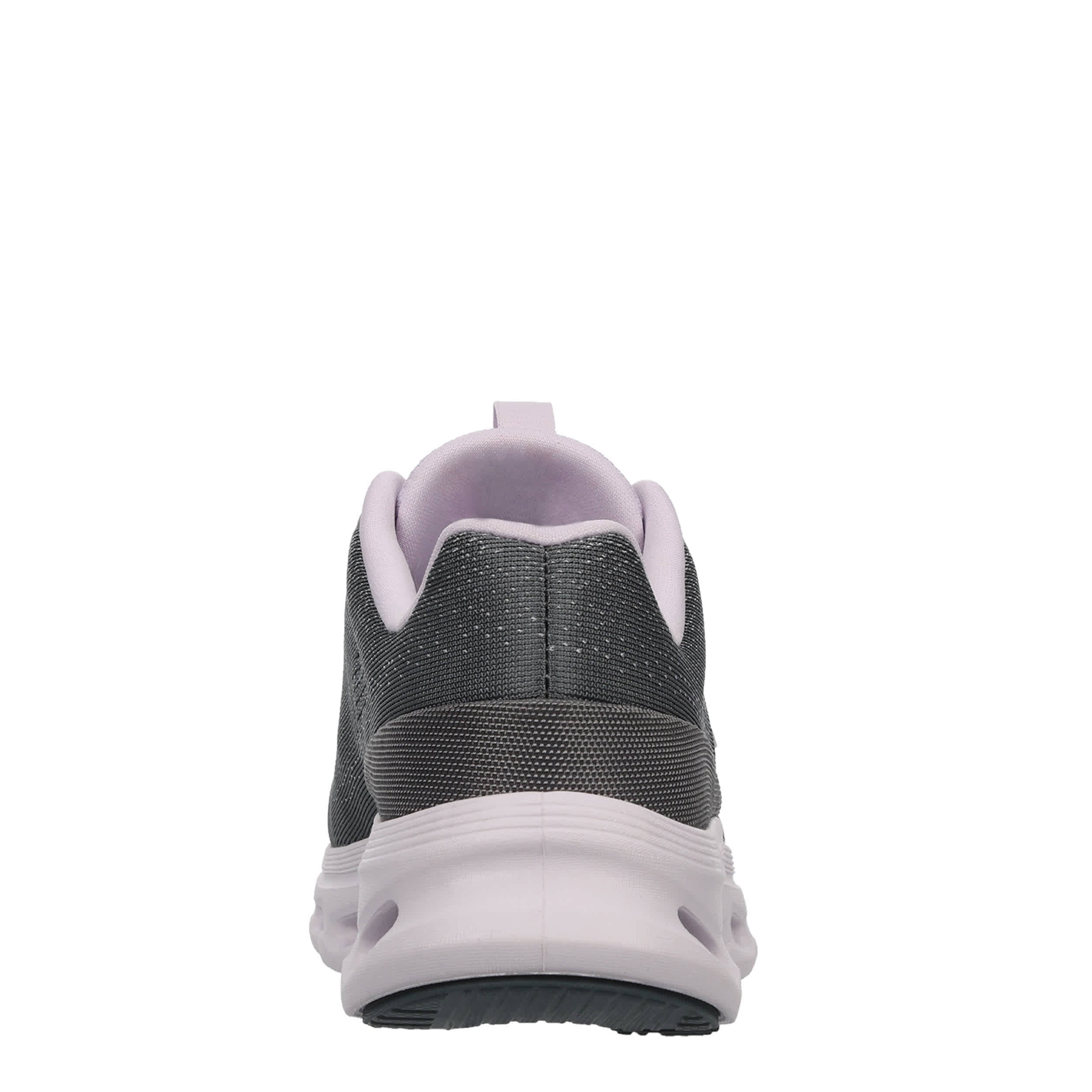 SKECHERS-WOMENS GO WALK GLIDE-STEP RUNNING SHOE-GREY & LILAC