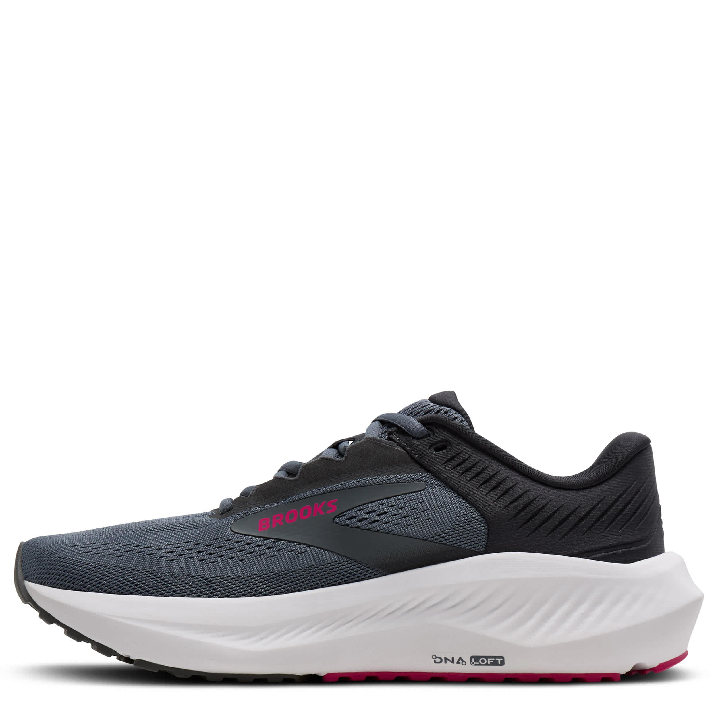 BROOKS-WOMENS ANTHEM 8 RUNNING SHOE-GREY & FUSCHIA