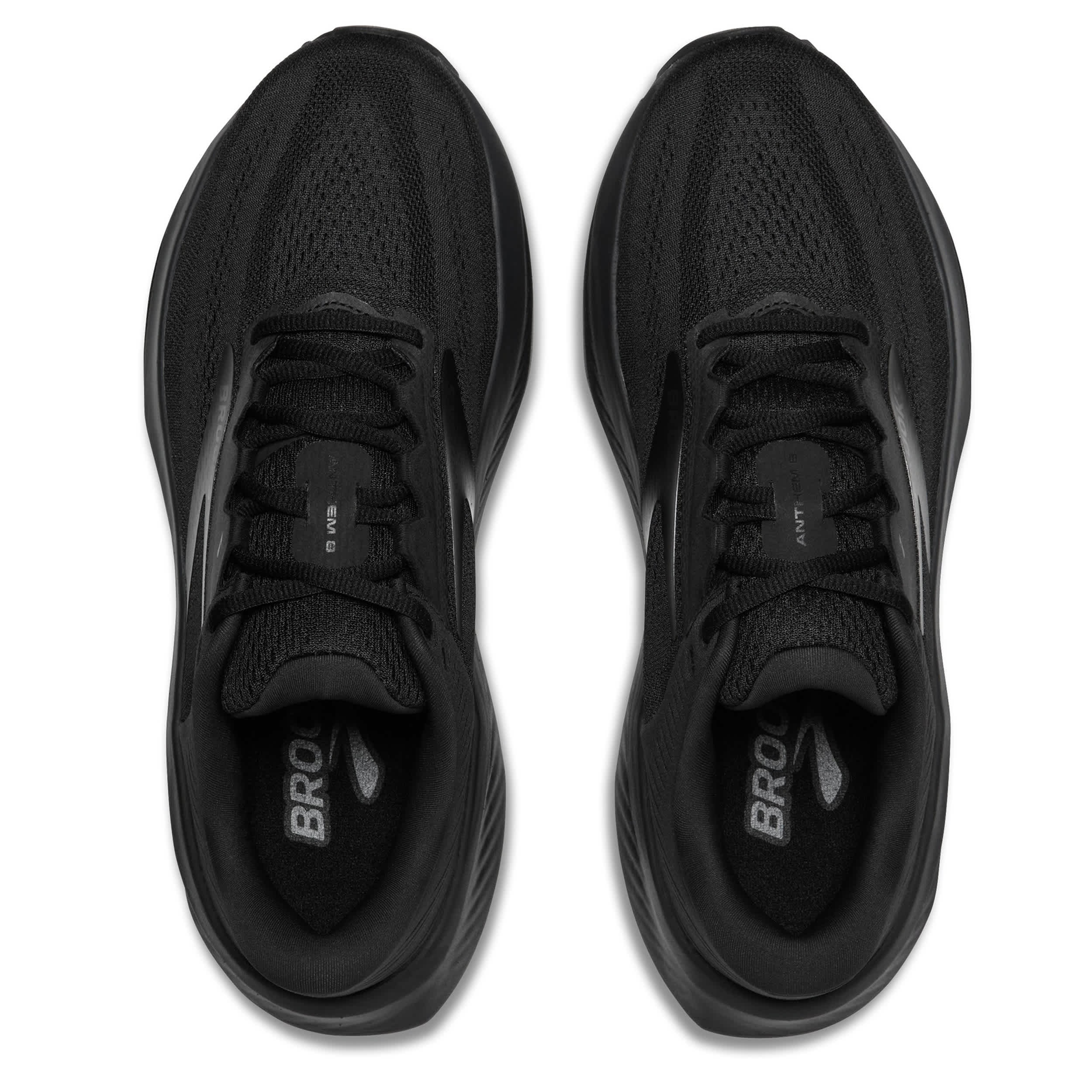 BROOKS-WOMENS ANTHEM 8 RUNNING SHOE-BLACK & BLACK