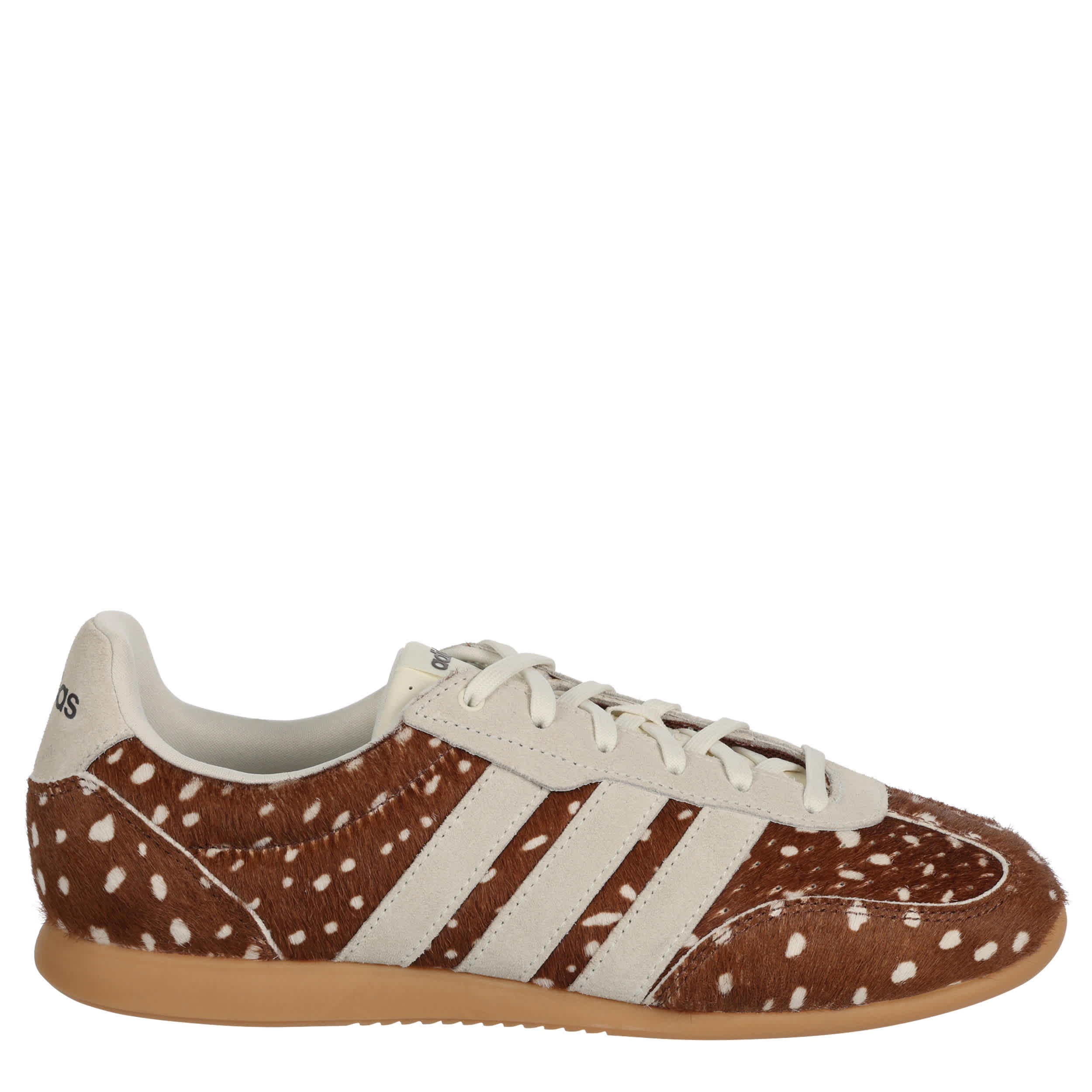 ADIDAS-WOMENS BARREDA LO SNEAKER-ANIMAL & OFF WHITE