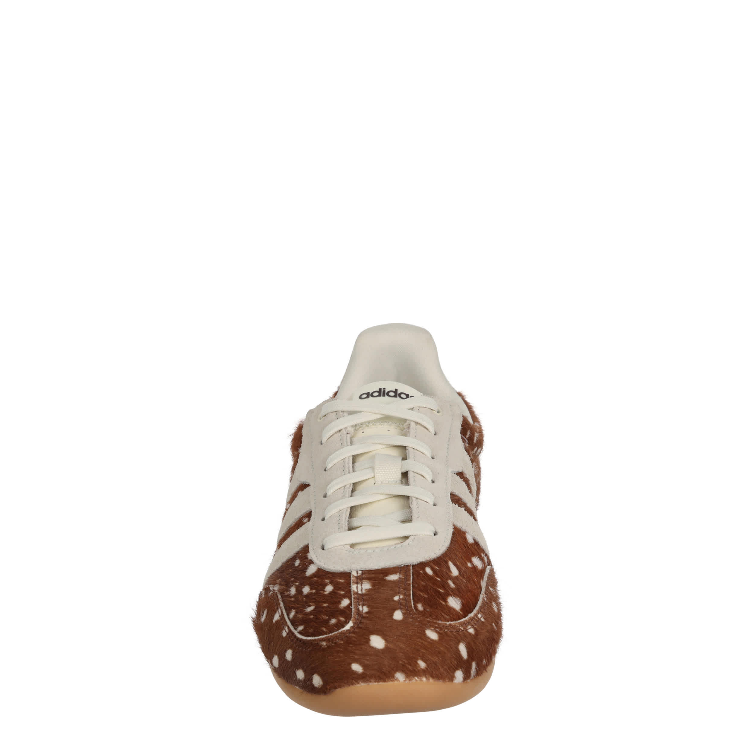 ADIDAS-WOMENS BARREDA LO SNEAKER-ANIMAL & OFF WHITE