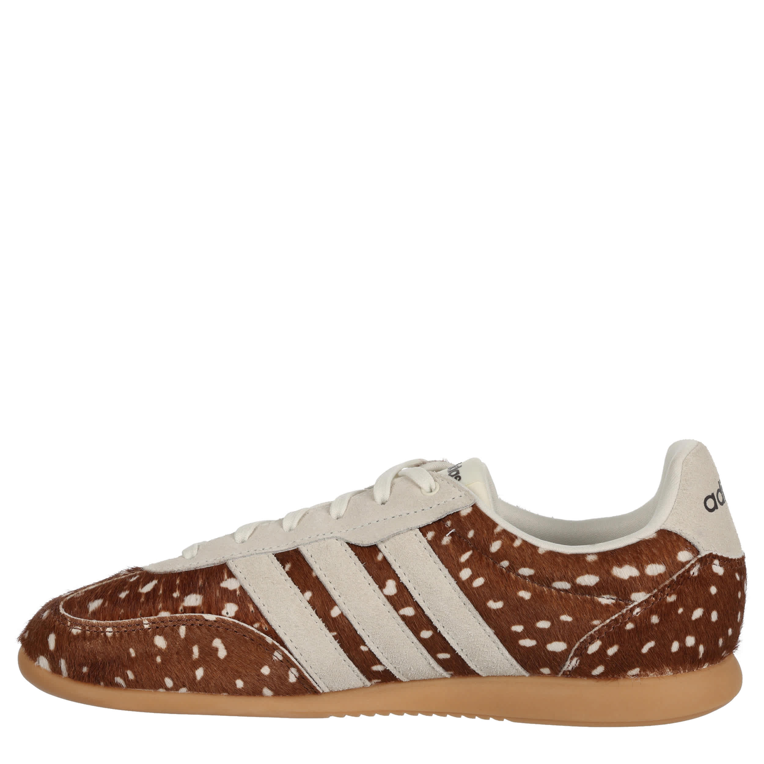 ADIDAS-WOMENS BARREDA LO SNEAKER-ANIMAL & OFF WHITE
