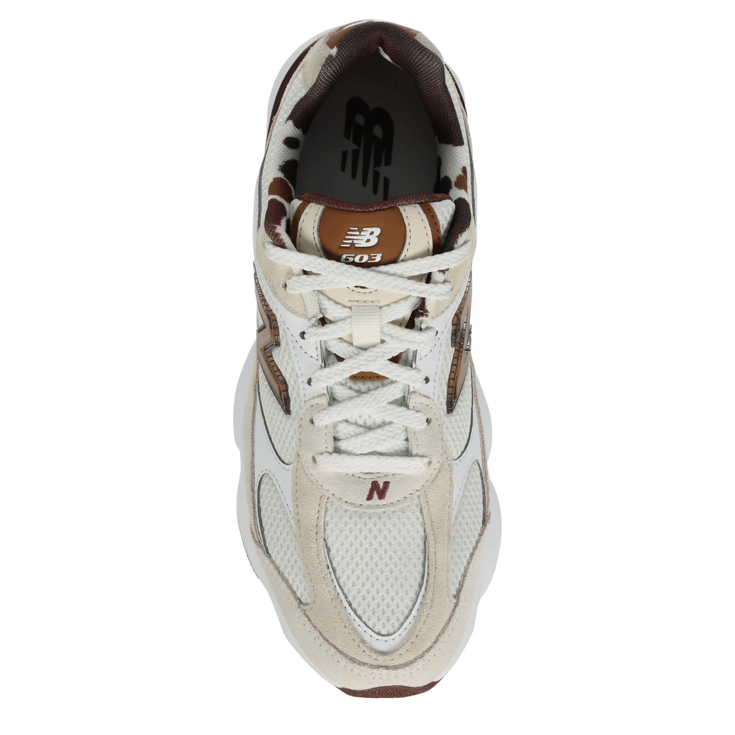 NEW BALANCE-WOMENS 603 SNEAKER-OFF WHITE & ANIMAL