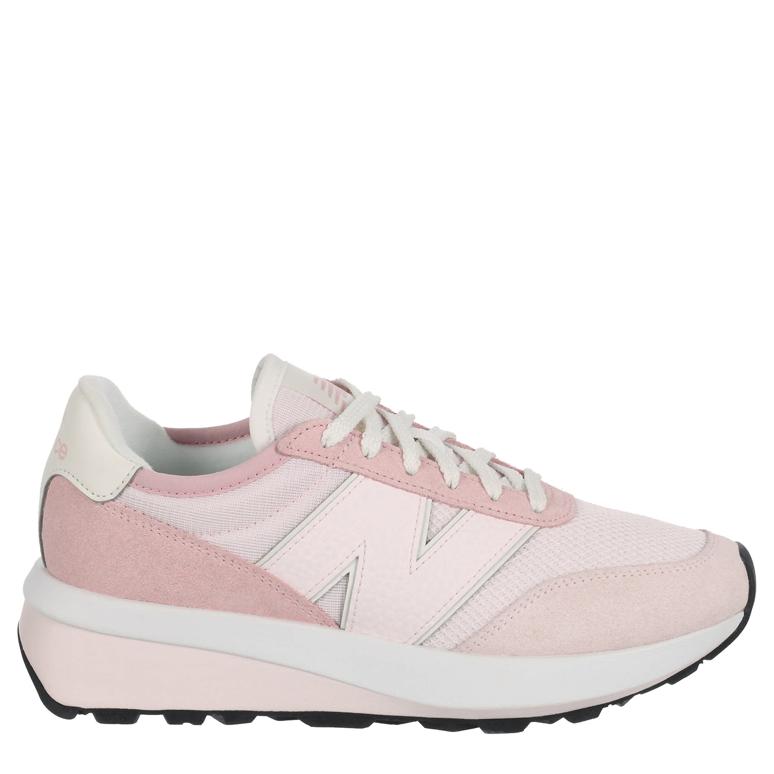NEW BALANCE-WOMENS 370 SNEAKER-PALE PINK & OFF WHITE