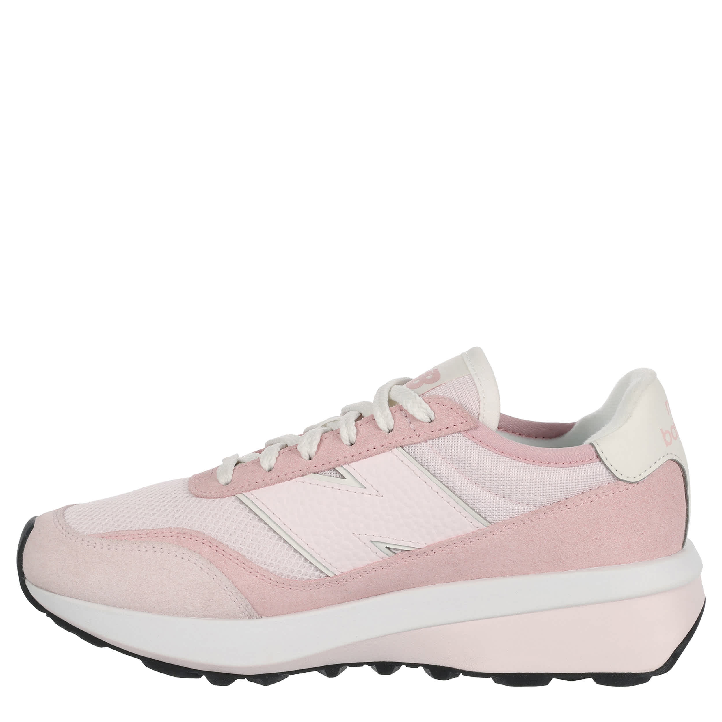 NEW BALANCE-WOMENS 370 SNEAKER-PALE PINK & OFF WHITE