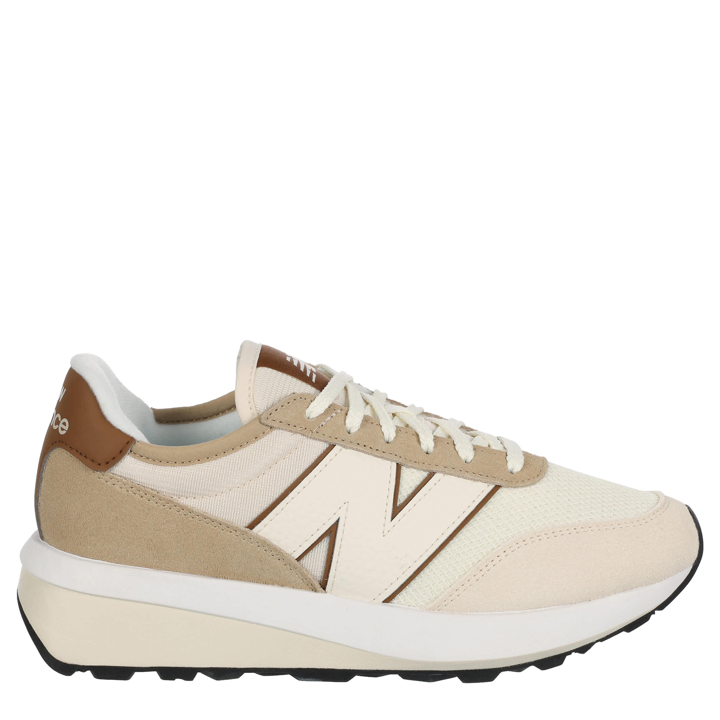 NEW BALANCE-WOMENS 370 SNEAKER-OFF WHITE & TAN
