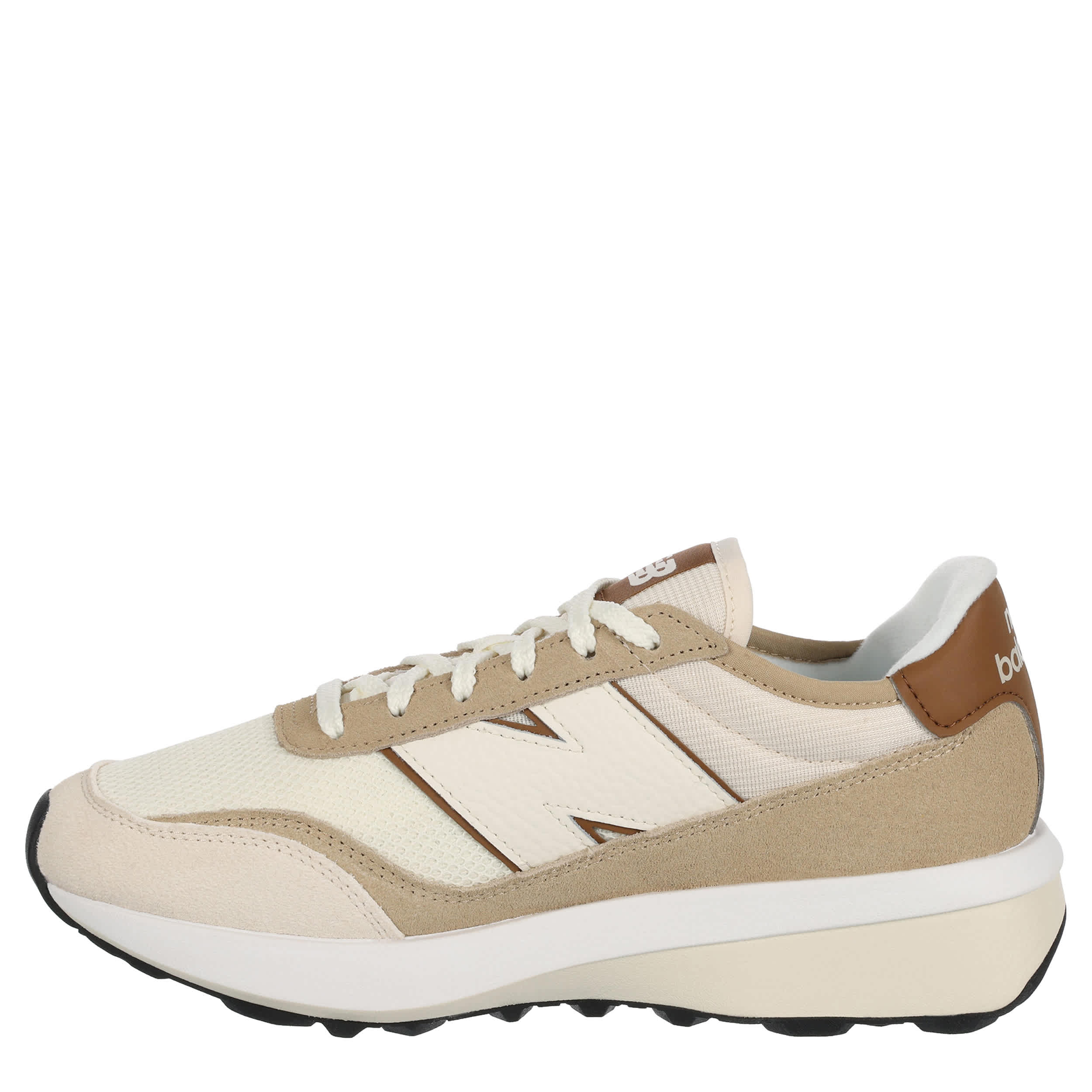 NEW BALANCE-WOMENS 370 SNEAKER-OFF WHITE & TAN