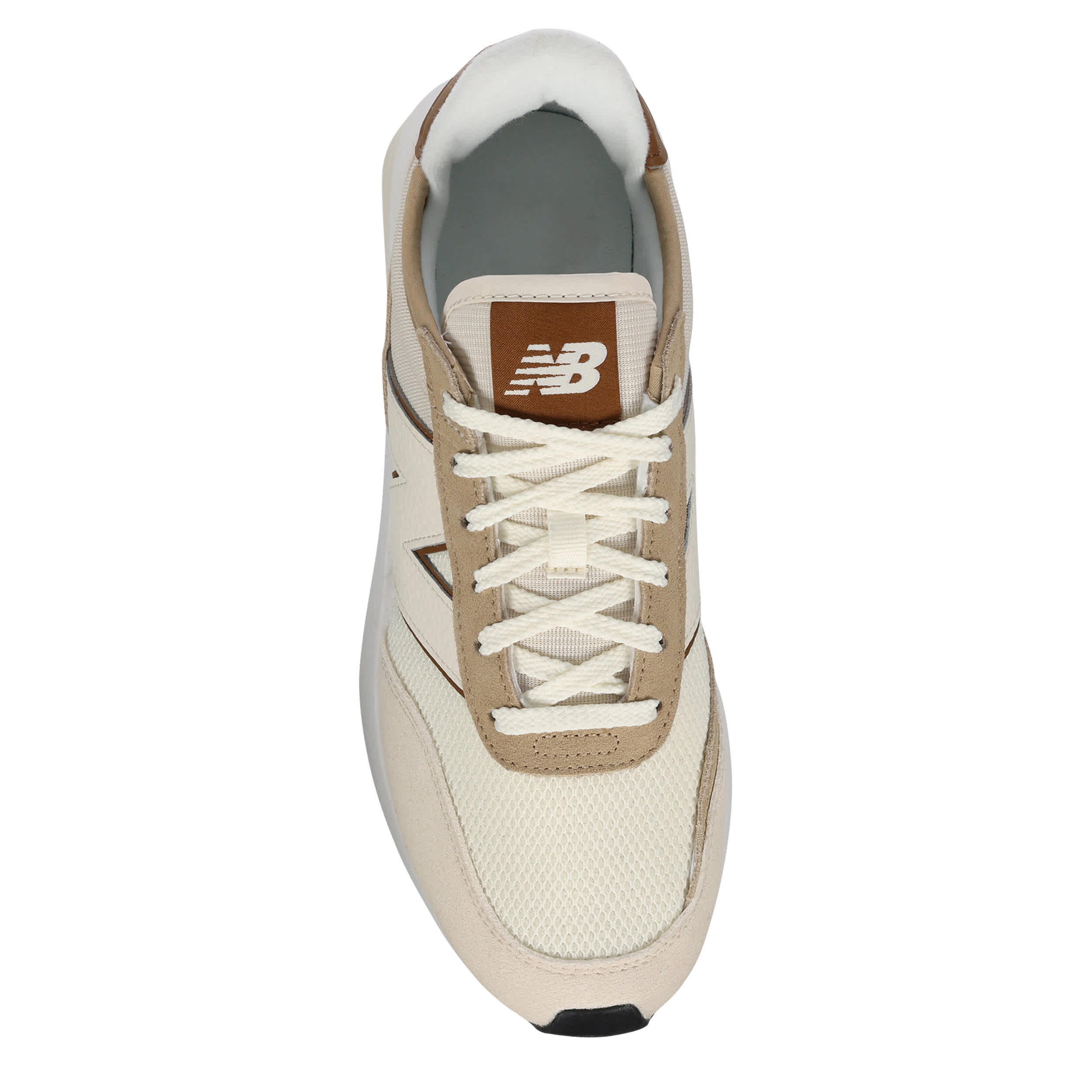 NEW BALANCE-WOMENS 370 SNEAKER-OFF WHITE & TAN