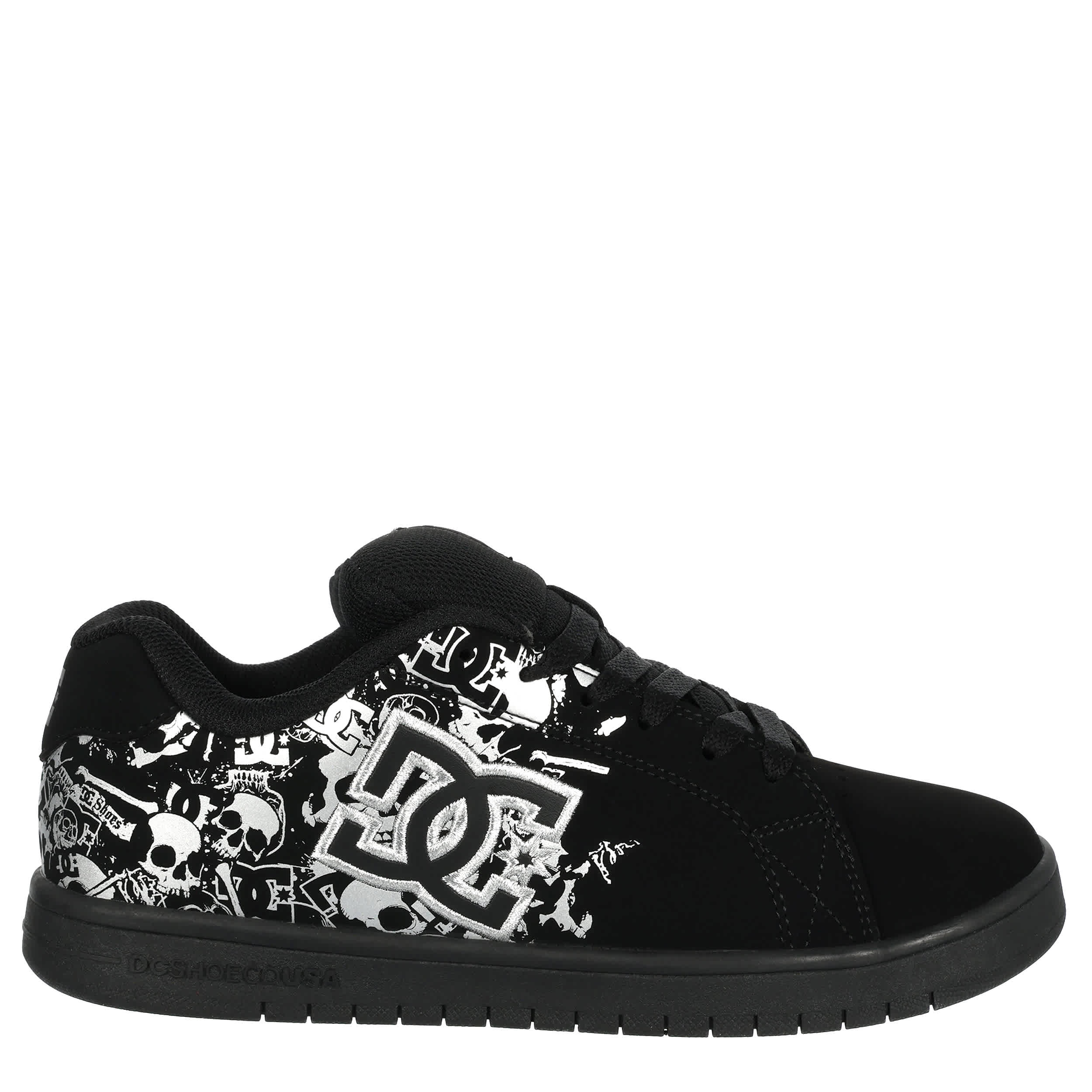 DC SHOES-WOMENS GAVELER SNEAKER-BLACK & WHITE