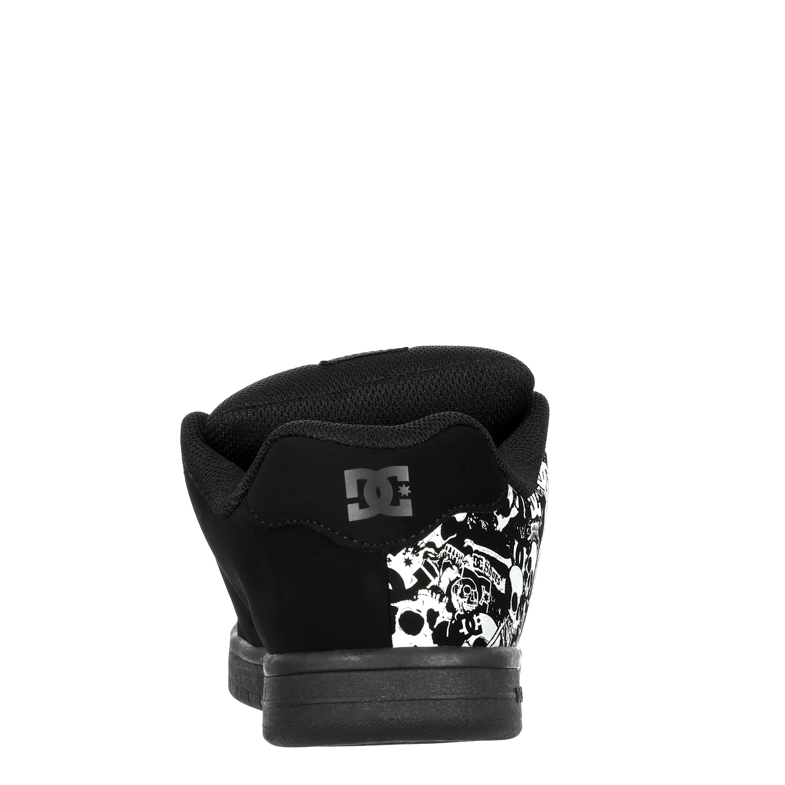 DC SHOES-WOMENS GAVELER SNEAKER-BLACK & WHITE