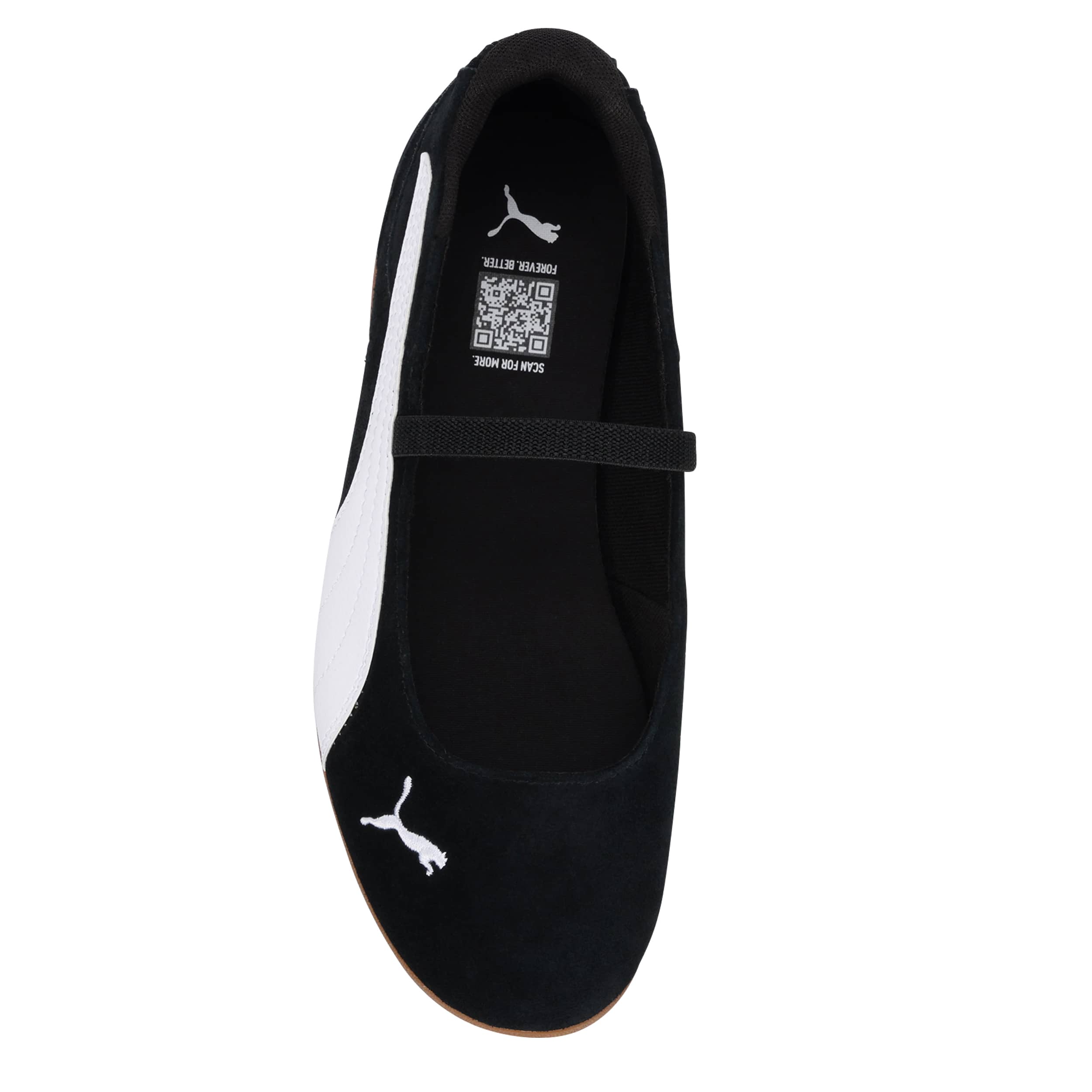 PUMA-WOMENS REPLICATCH BALLET SNEAKER-BLACK & WHITE