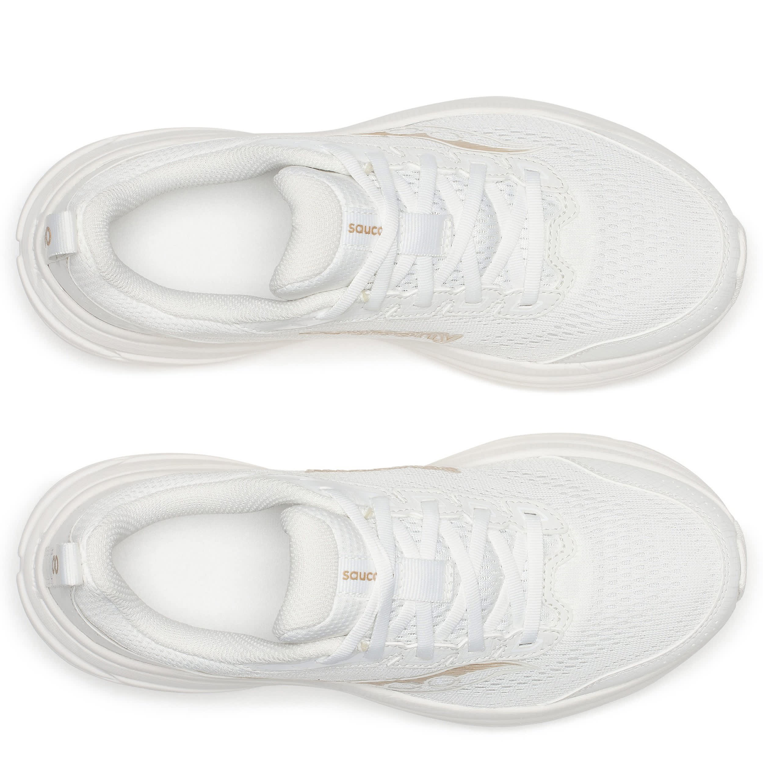 SAUCONY-WOMENS COHESION 19 RUNNING SHOE-IVORY & OFF WHITE