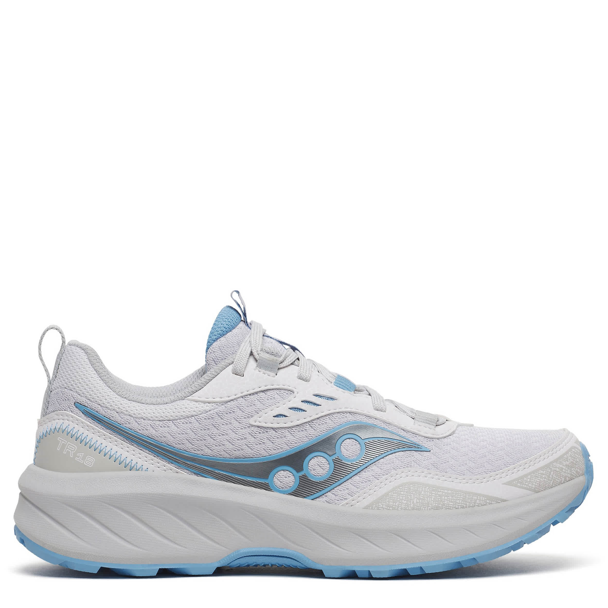 SAUCONY-WOMENS EXCURSION TR TRAIL RUNNING SHOE-GREY & BLUE