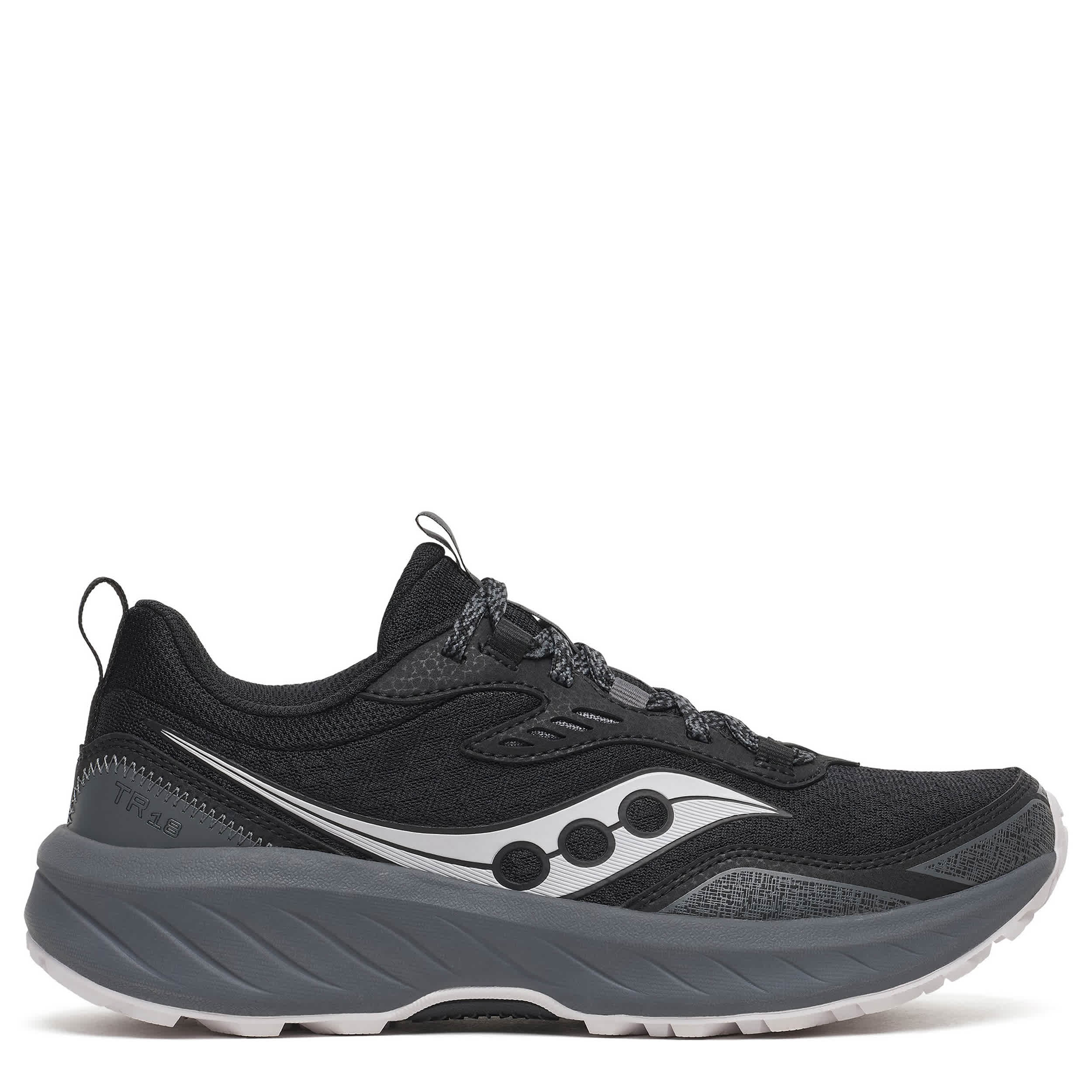 SAUCONY-WOMENS EXCURSION TR TRAIL RUNNING SHOE-BLACK & GREY