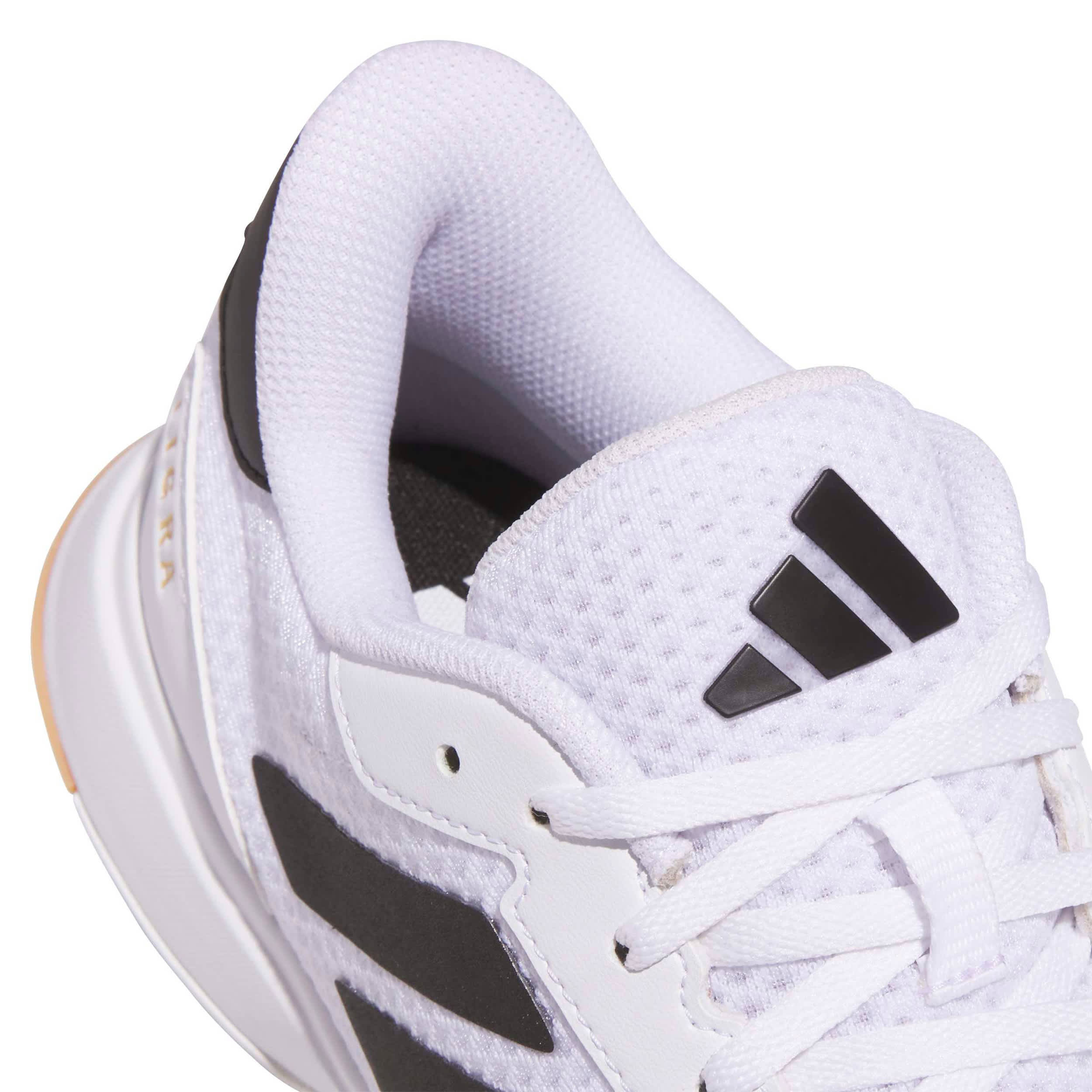 ADIDAS-WOMENS LIGRA 8 TRAINING SHOES-WHITE & BLACK