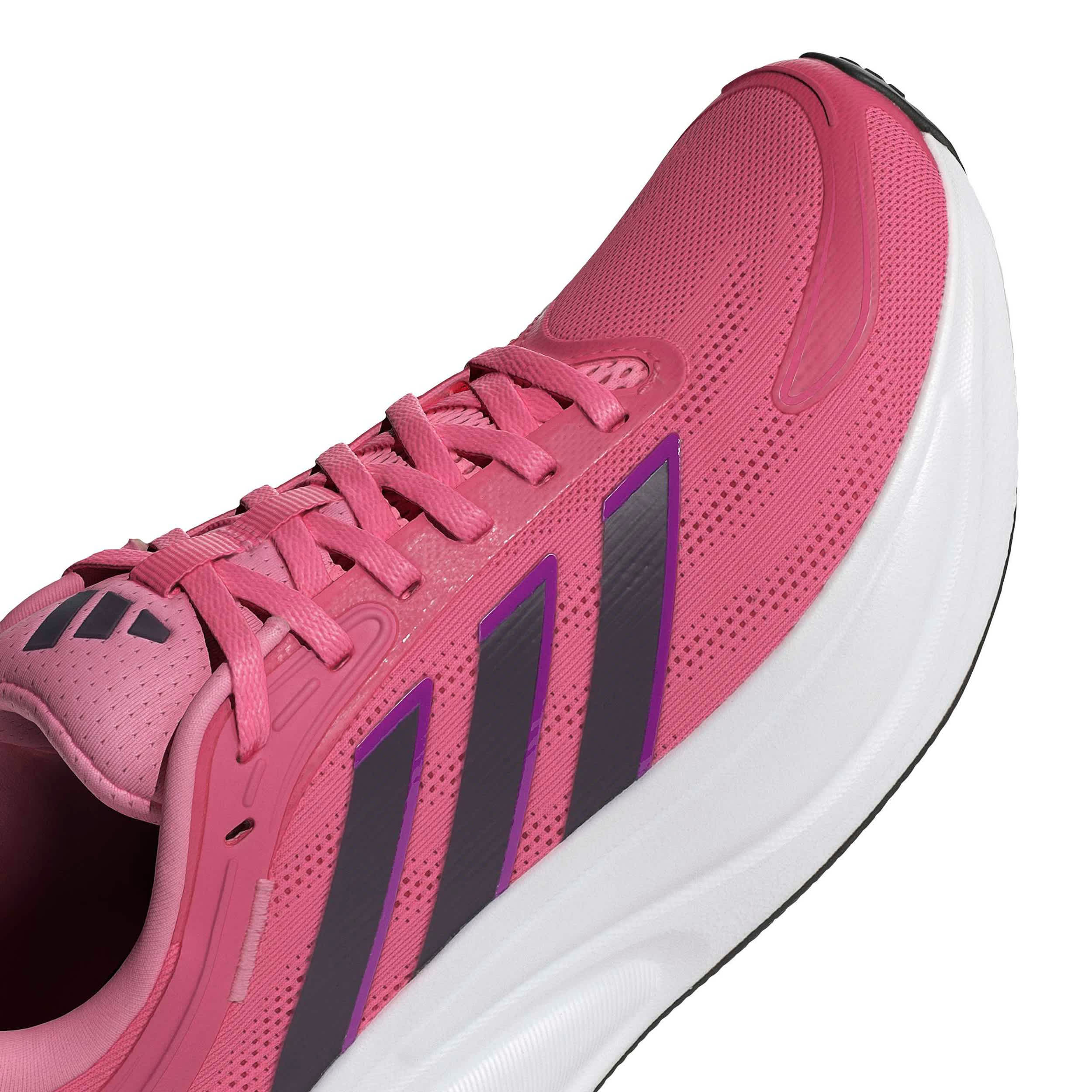 ADIDAS-WOMENS RESPONSE 2 RUNNING SHOE-FUSCHIA & PURPLE
