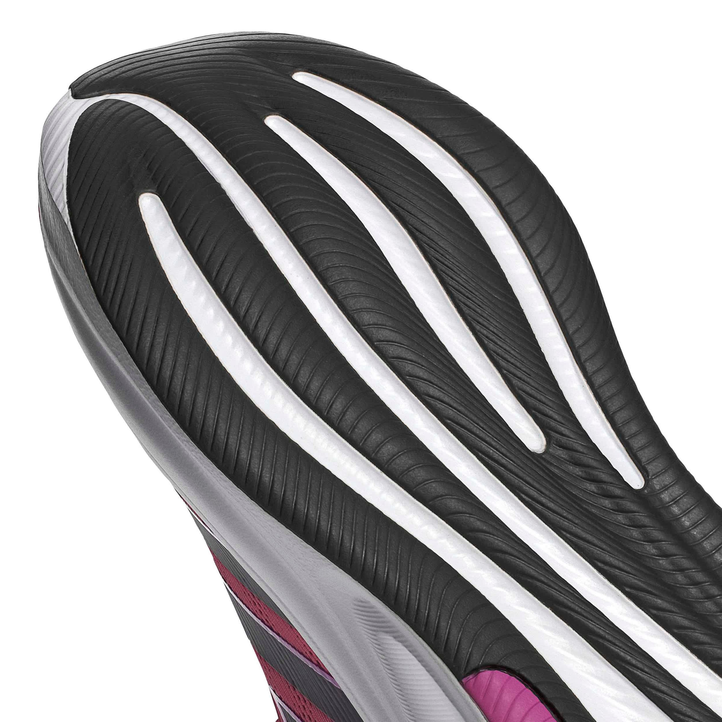 ADIDAS-WOMENS RESPONSE 2 RUNNING SHOE-FUSCHIA & PURPLE