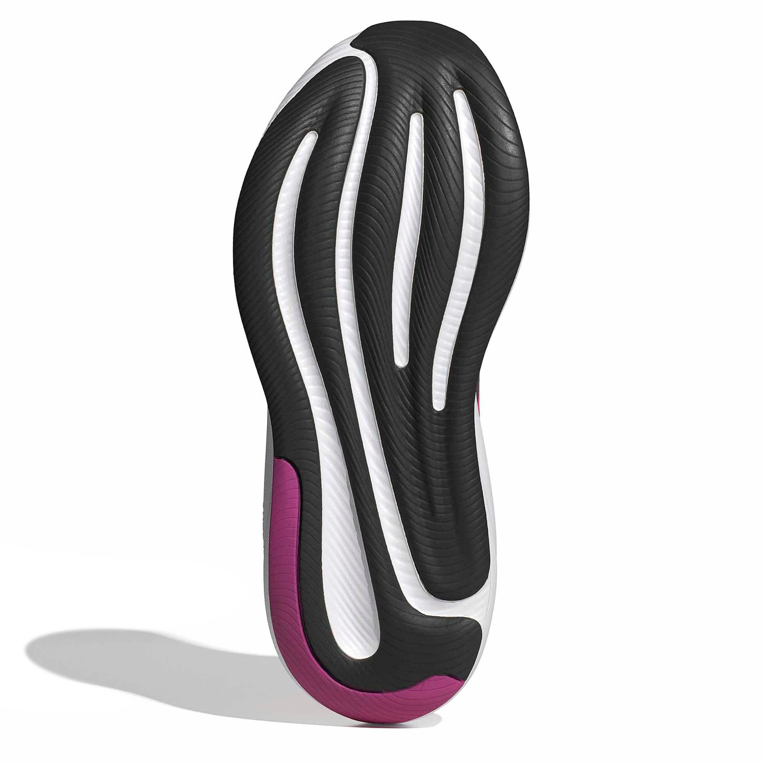 ADIDAS-WOMENS RESPONSE 2 RUNNING SHOE-FUSCHIA & PURPLE