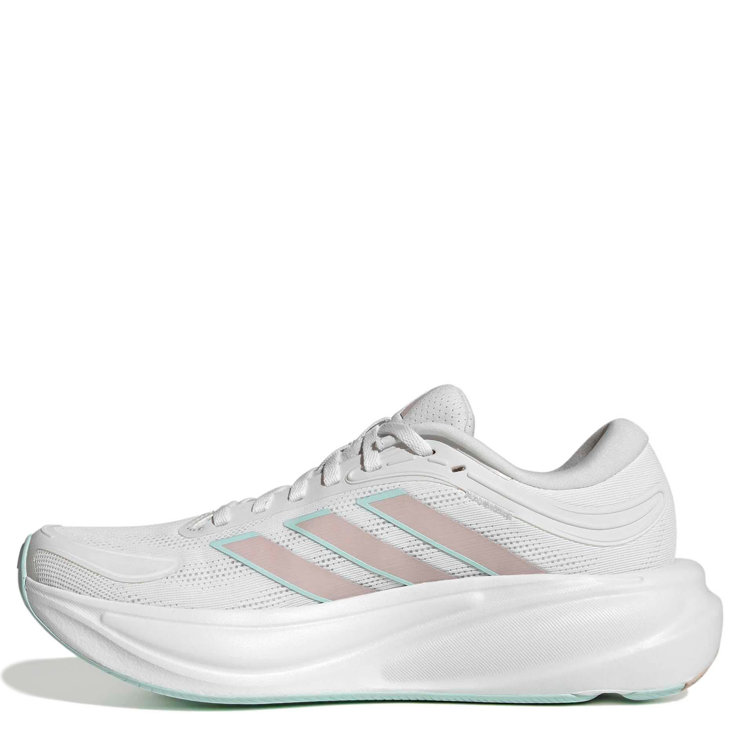 ADIDAS-WOMENS RESPONSE 2 RUNNING SHOE-WHITE & LILAC