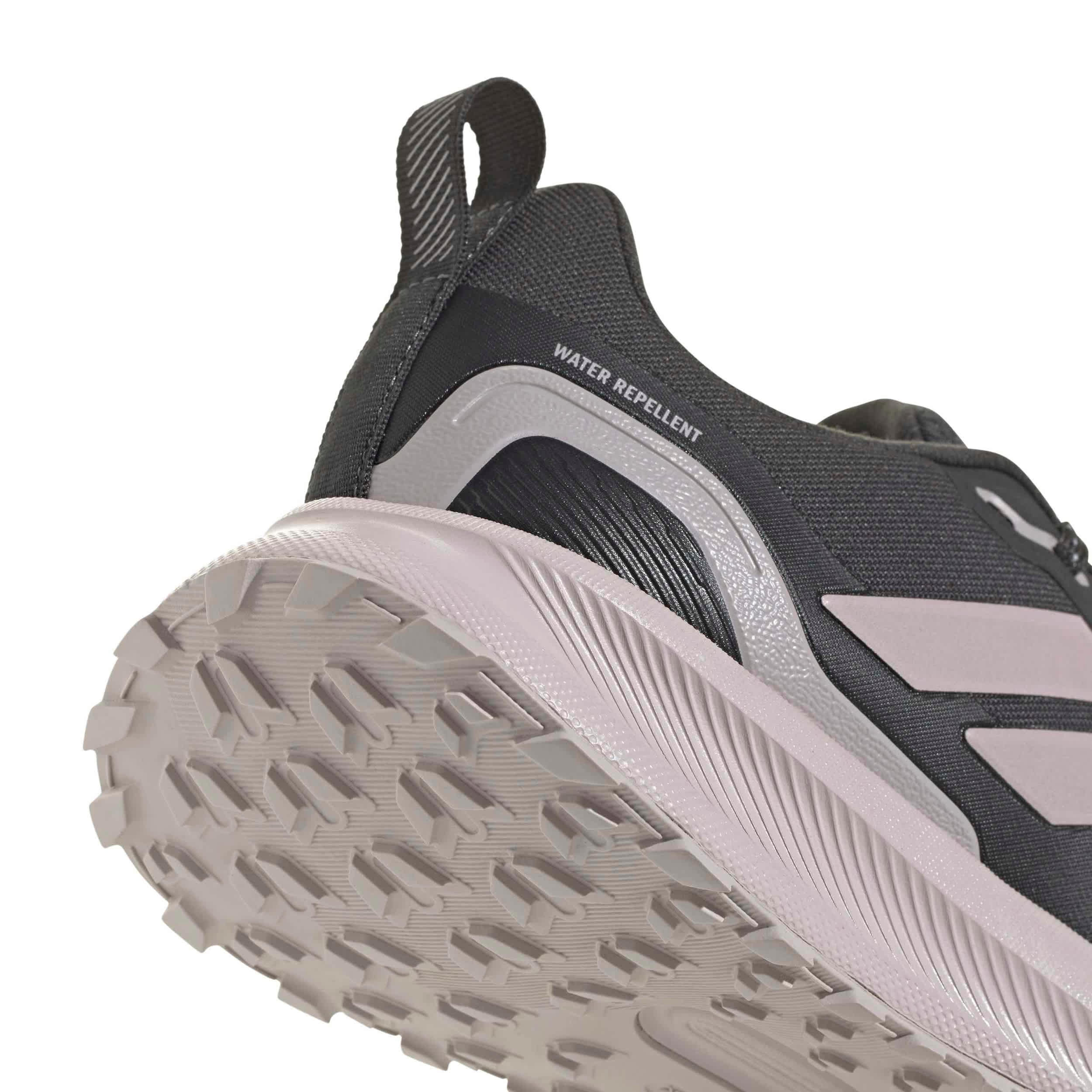 ADIDAS-WOMENS RUNFALCON 5 TR RUNNING SHOE-DARK GREY & LILAC