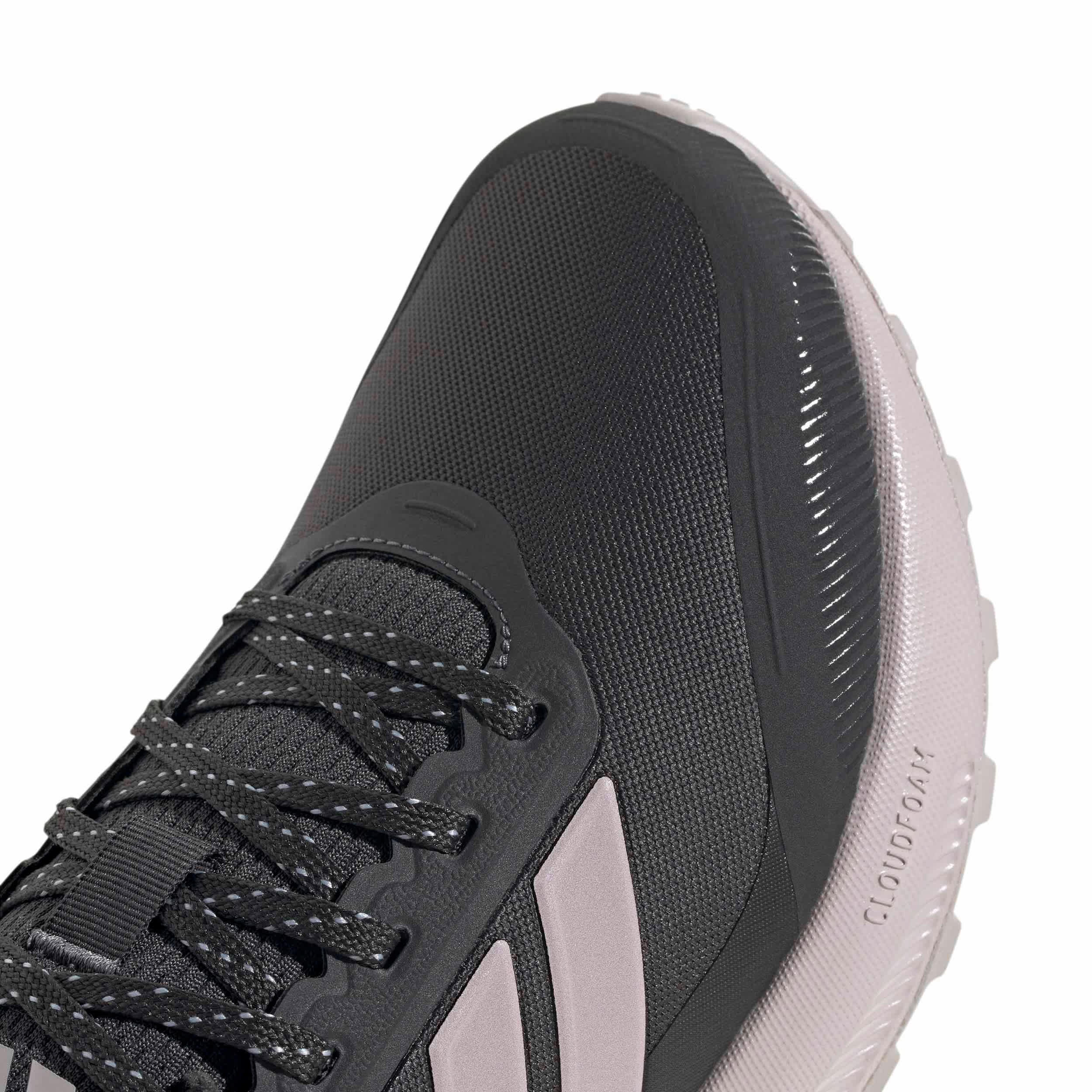ADIDAS-WOMENS RUNFALCON 5 TR RUNNING SHOE-DARK GREY & LILAC