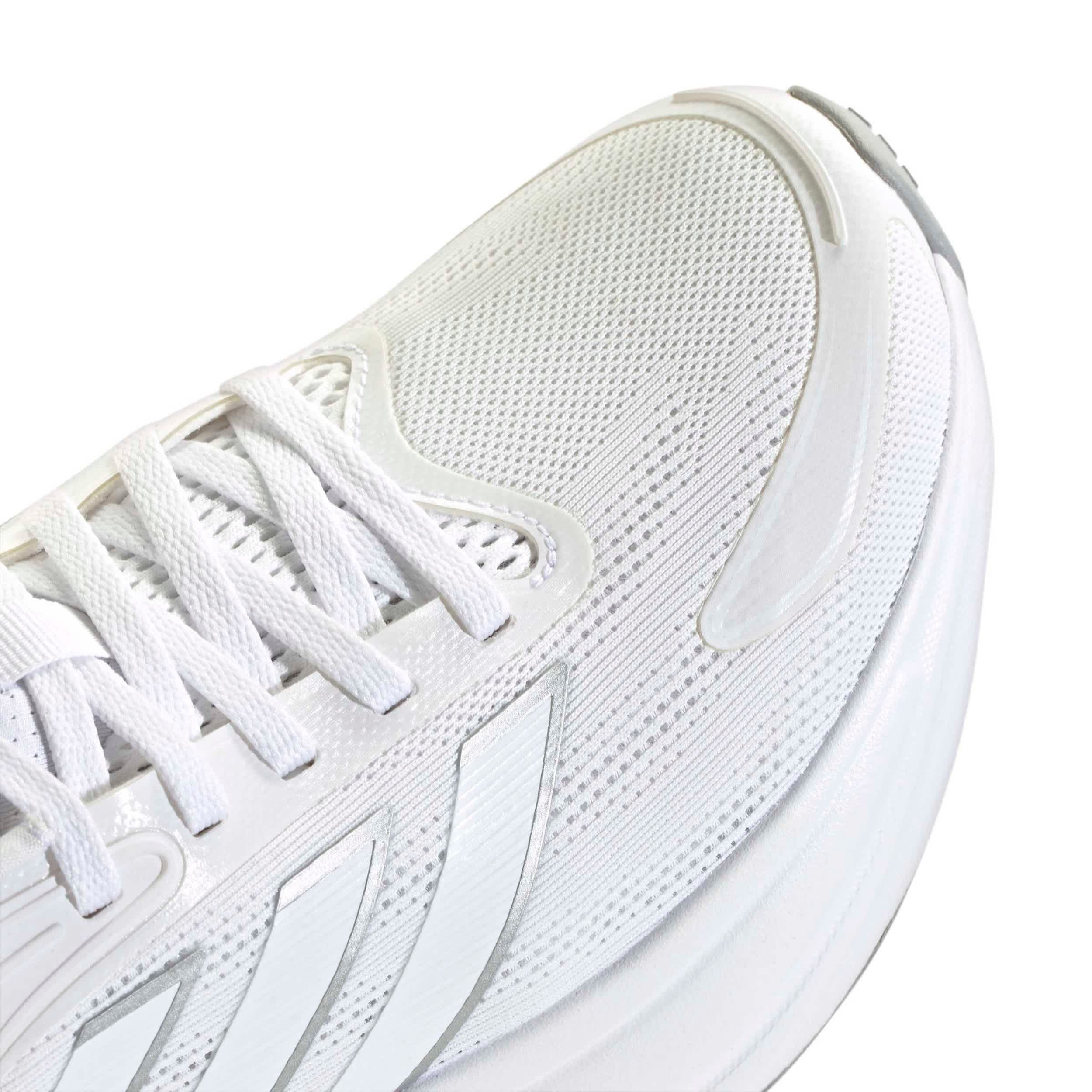 ADIDAS-WOMENS RESPONSE 2 RUNNING SHOE-WHITE & MED METALLIC