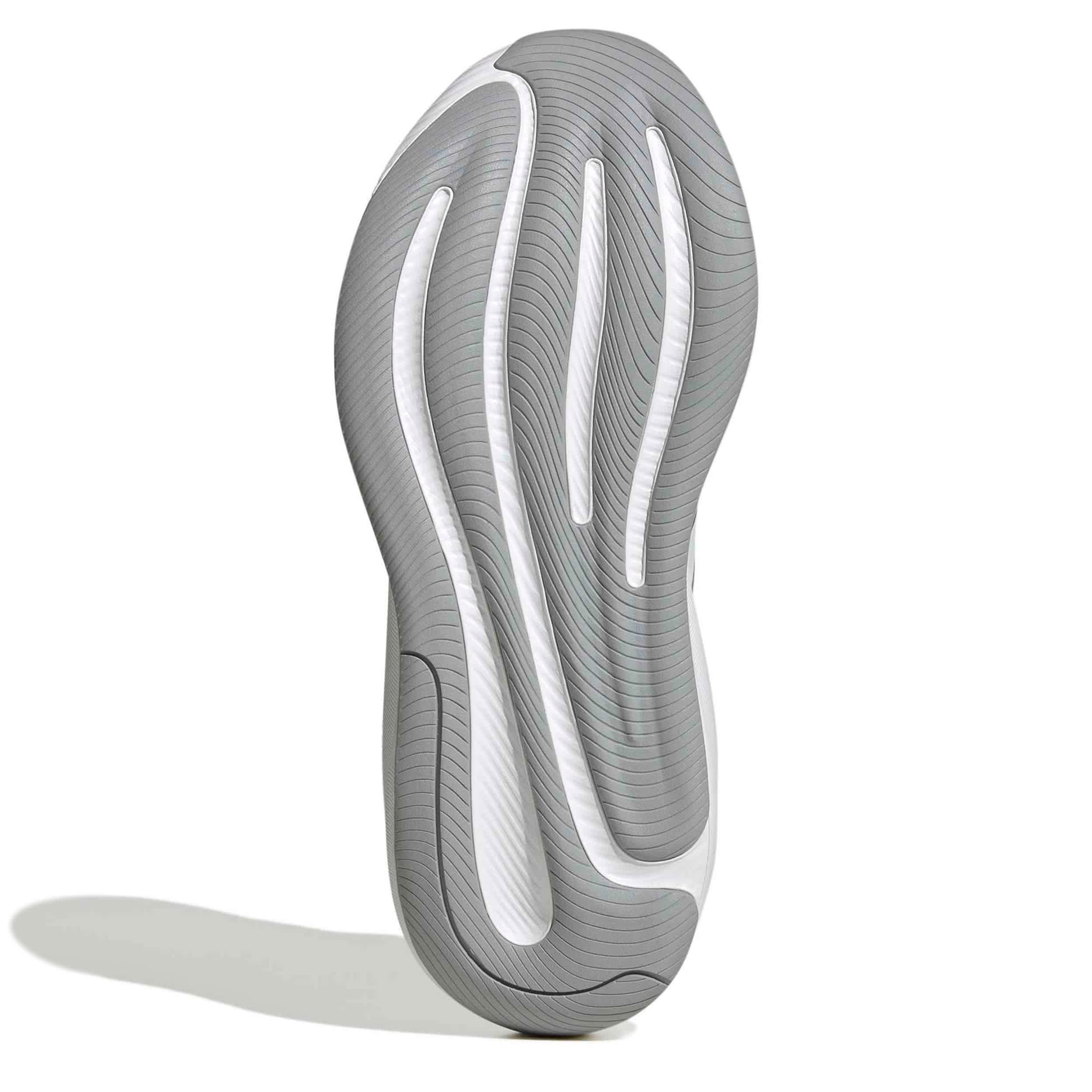 ADIDAS-WOMENS RESPONSE 2 RUNNING SHOE-WHITE & MED METALLIC