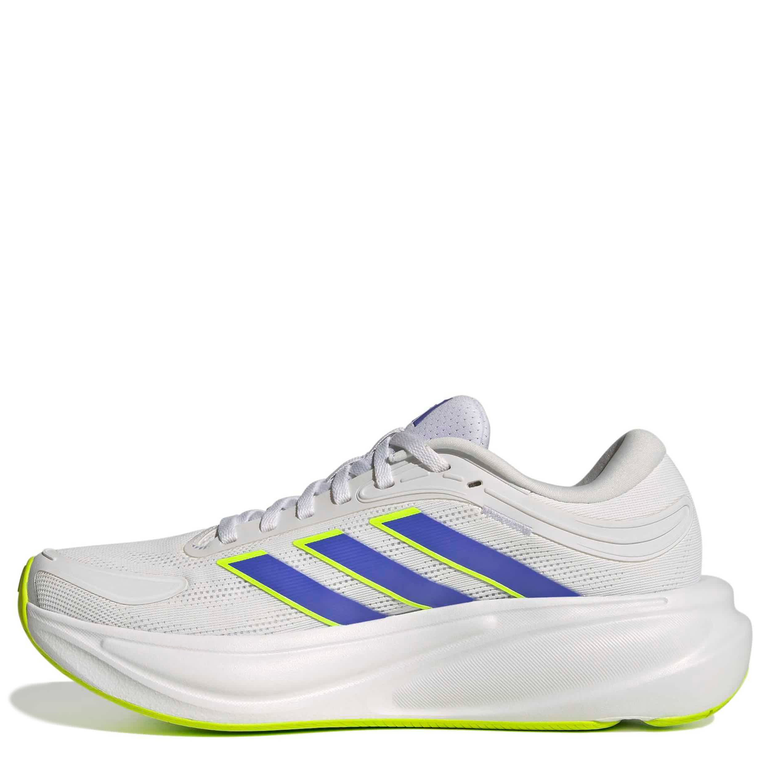 ADIDAS-WOMENS RESPONSE 2 RUNNING SHOE-WHITE & BRIGHT BLUE