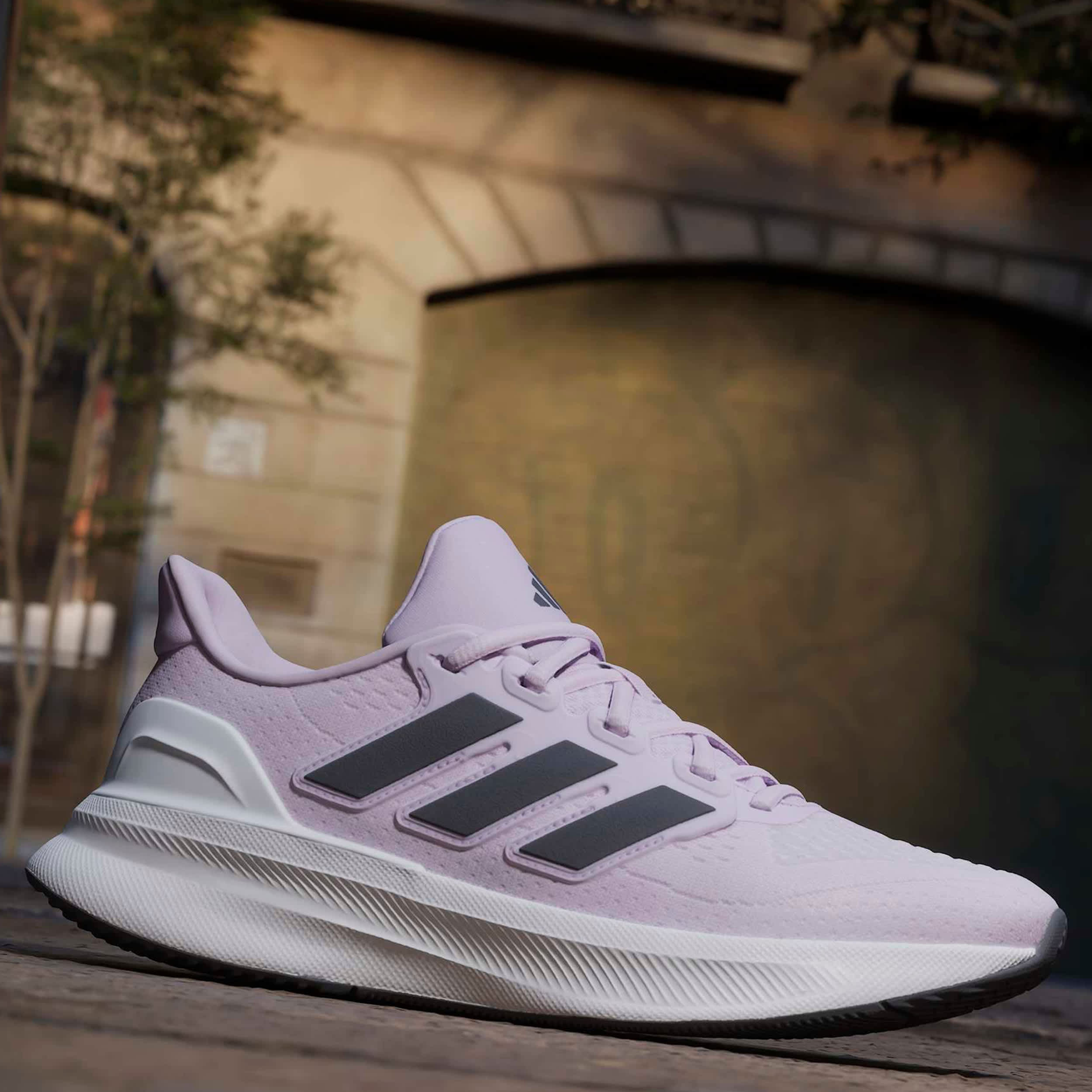ADIDAS-WOMENS ULTRARUN 5 RUNNING SHOE-LILAC & GREY