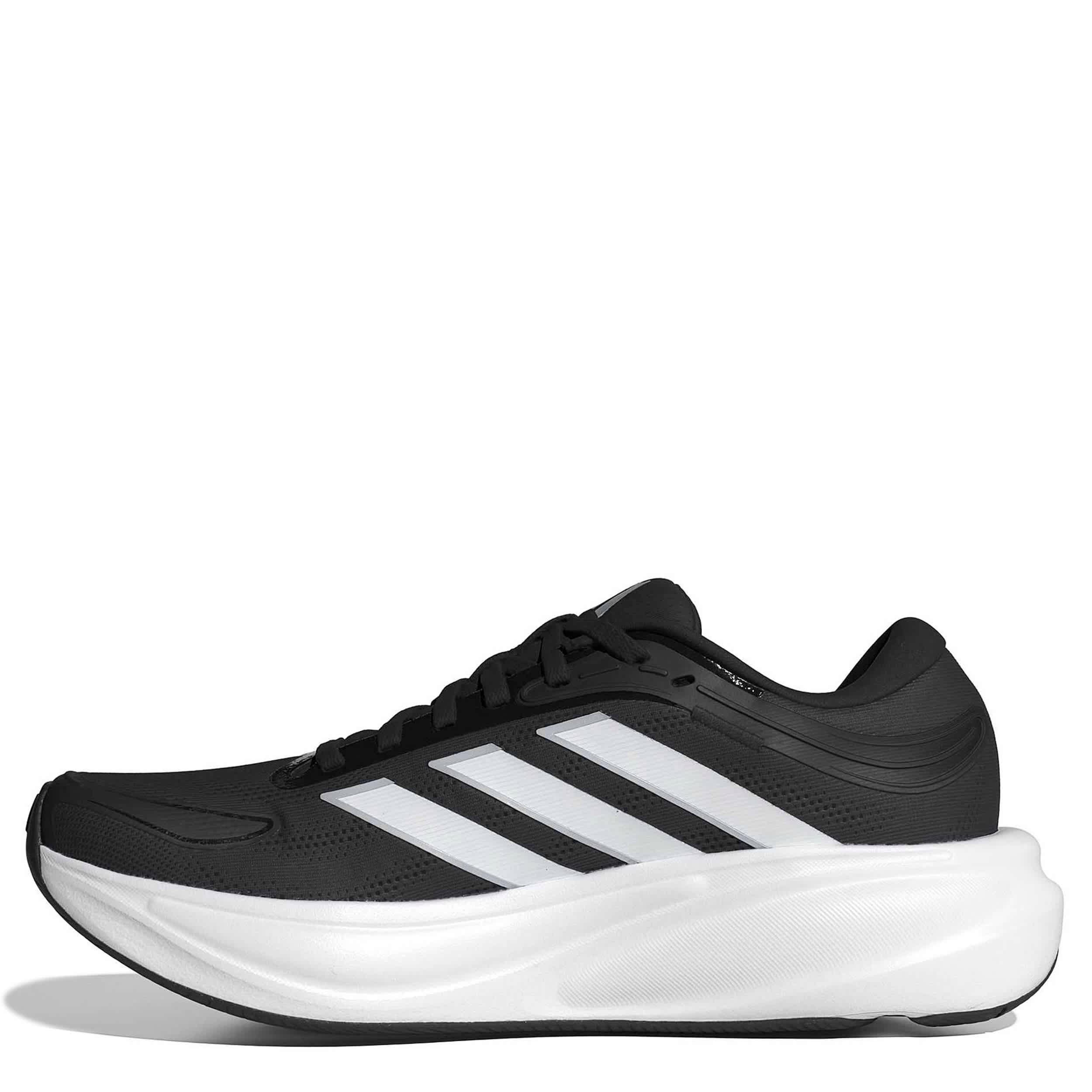ADIDAS-WOMENS RESPONSE 2 RUNNING SHOE-BLACK & SILVER