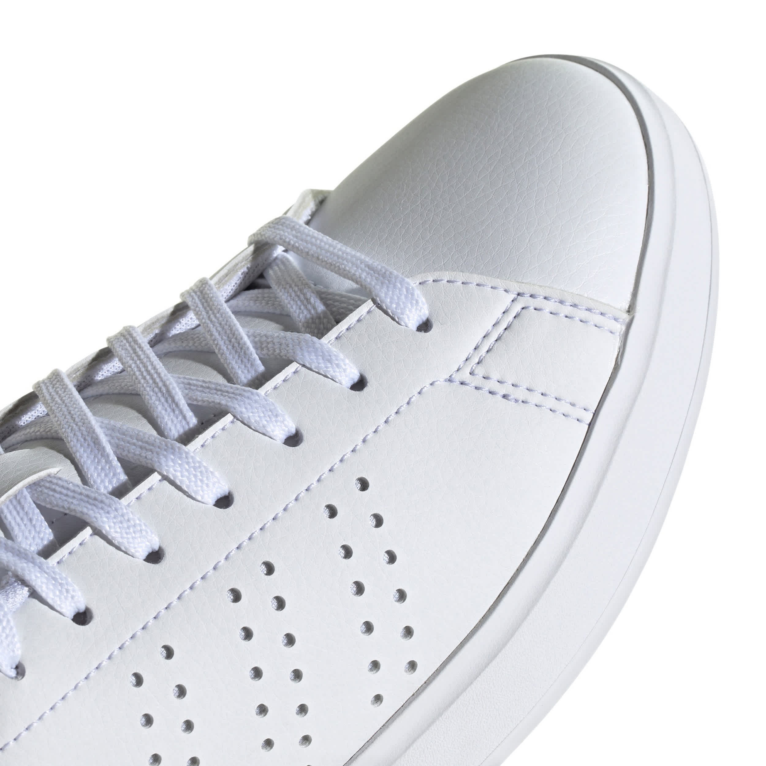 ADIDAS-WOMENS ADVANTAGE 2.0 SNEAKER-WHITE & WHITE