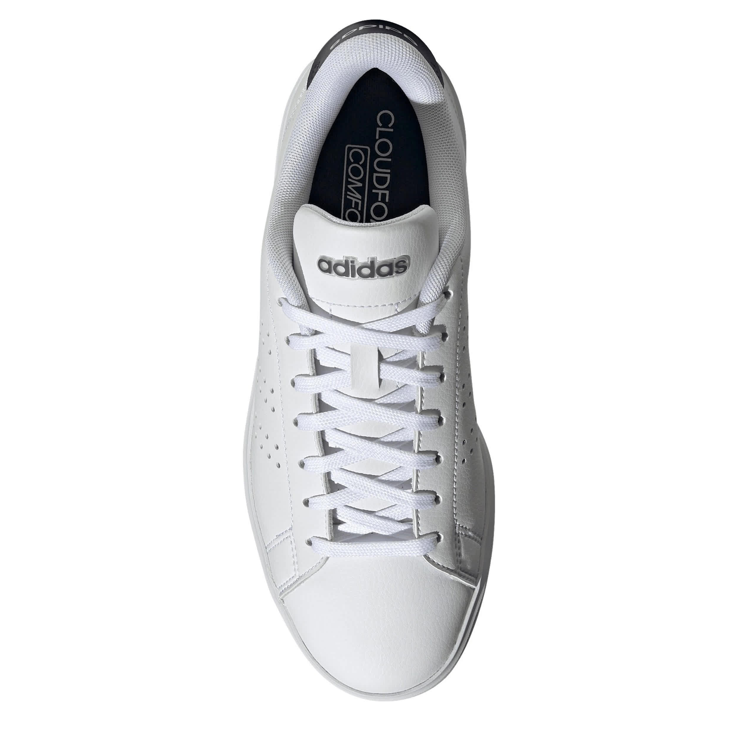 ADIDAS-WOMENS ADVANTAGE 2.0 SNEAKER-WHITE & WHITE