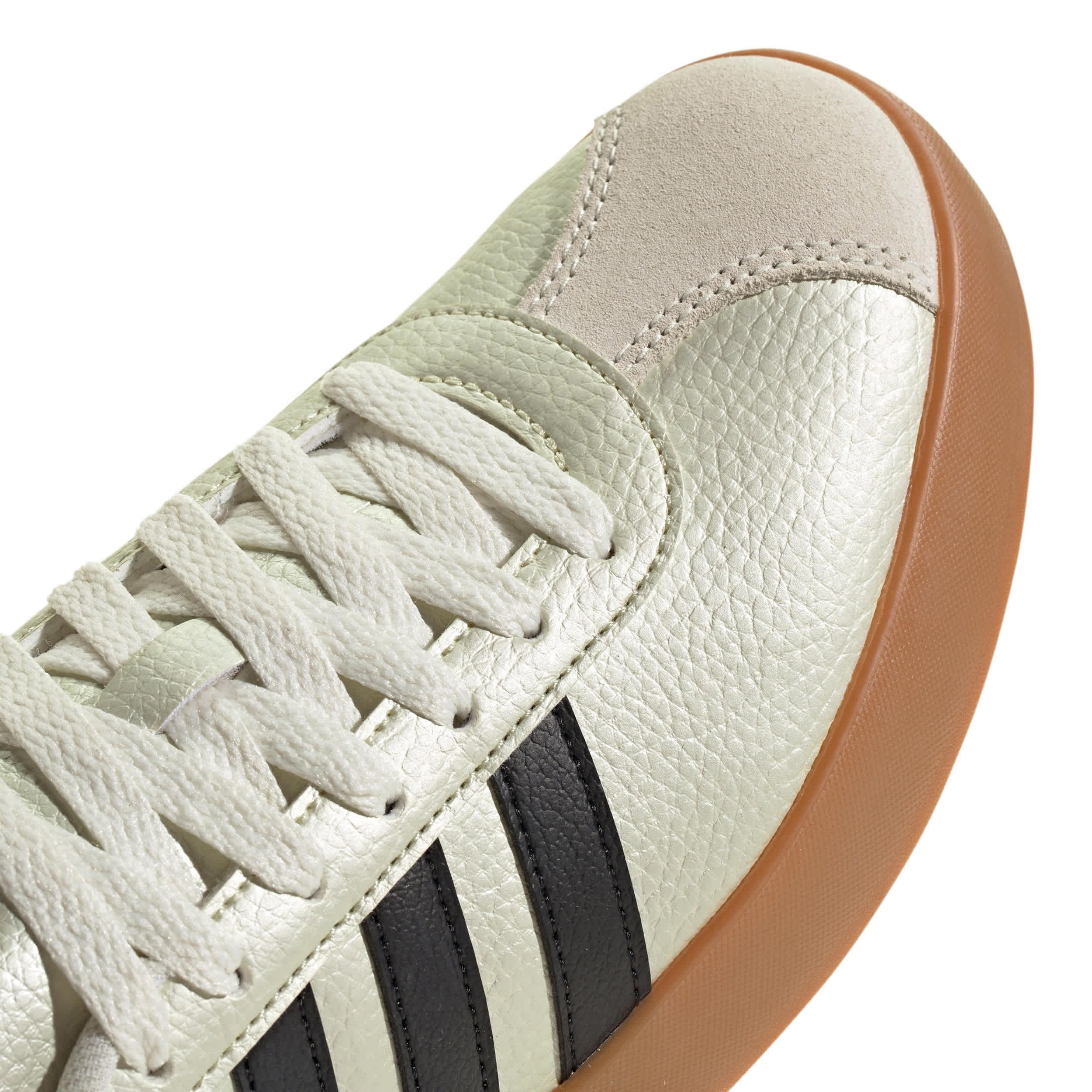 ADIDAS-WOMENS VL COURT 3.0 SNEAKER-GOLD & BLACK