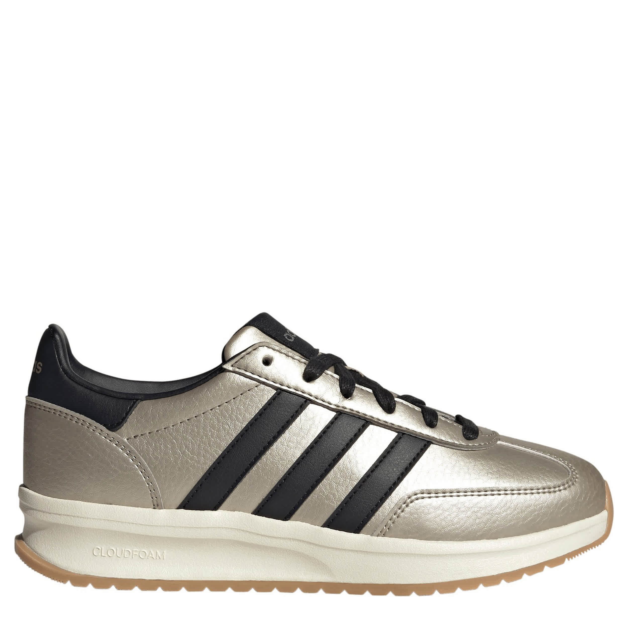 ADIDAS-WOMENS RUN 70S 2-0-MED METALLIC & BLACK