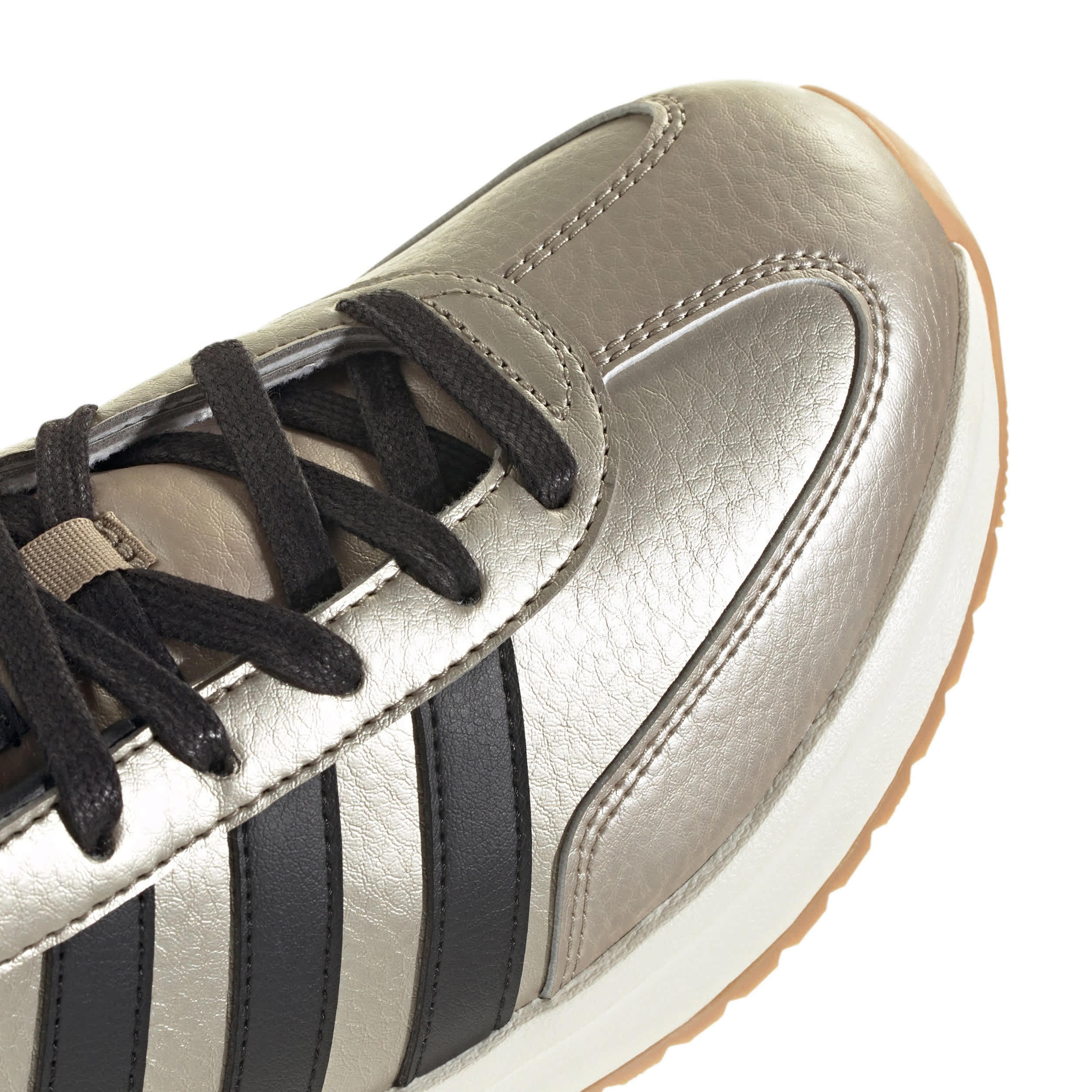 ADIDAS-WOMENS RUN 70S 2-0-MED METALLIC & BLACK